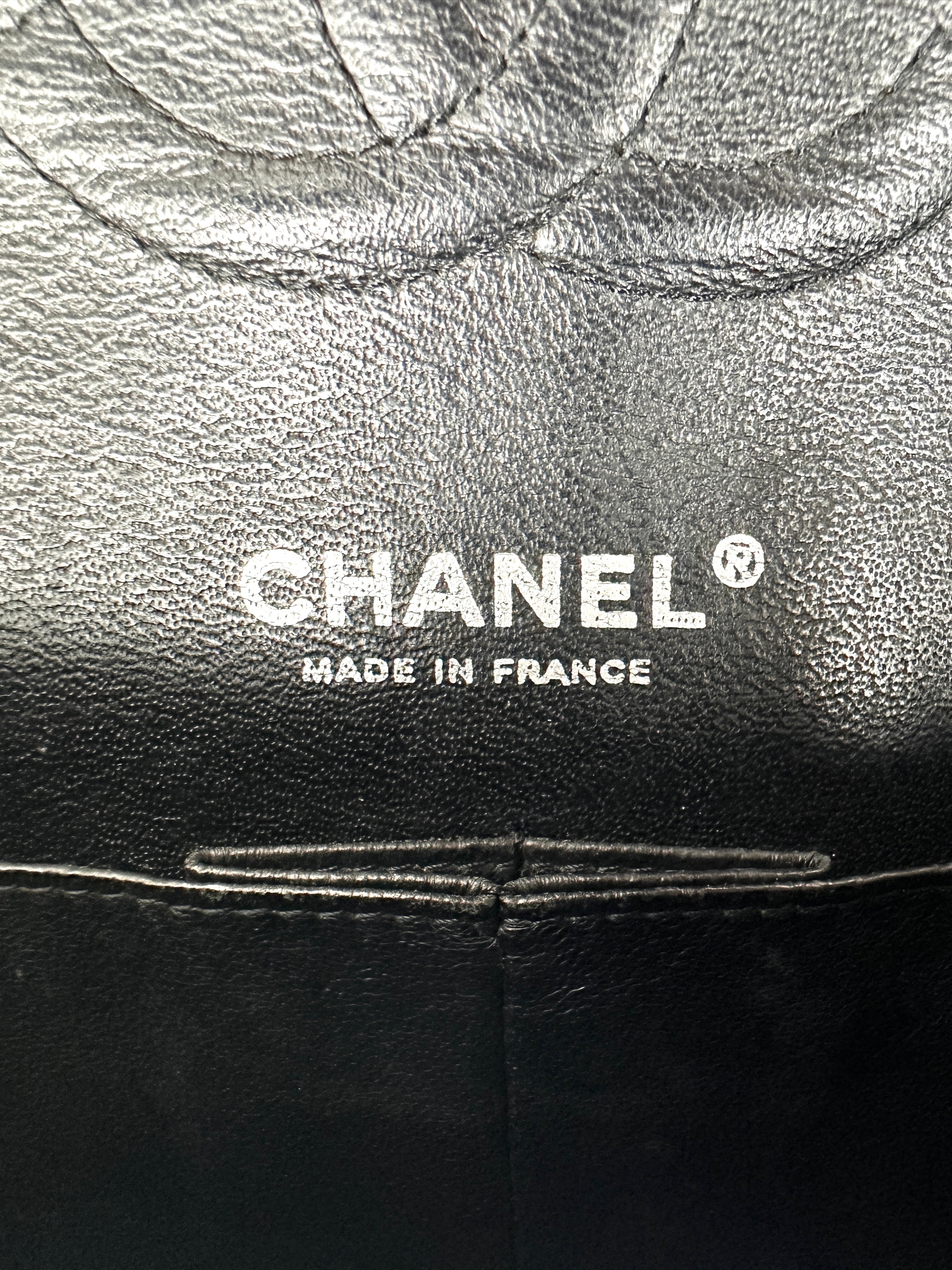Chanel Classic Flap Black Quilted Leather Shoulder Bag With Silver Buckle(13***53) CC2540