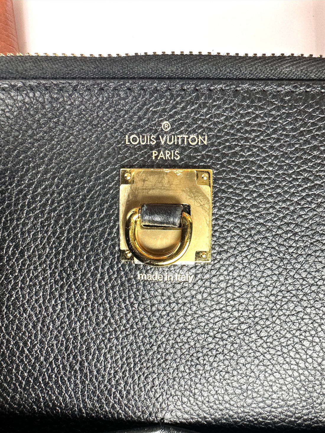 Louis Vuitton City Steamer Black/White Taurillon Leather Handle Bag LV3318
