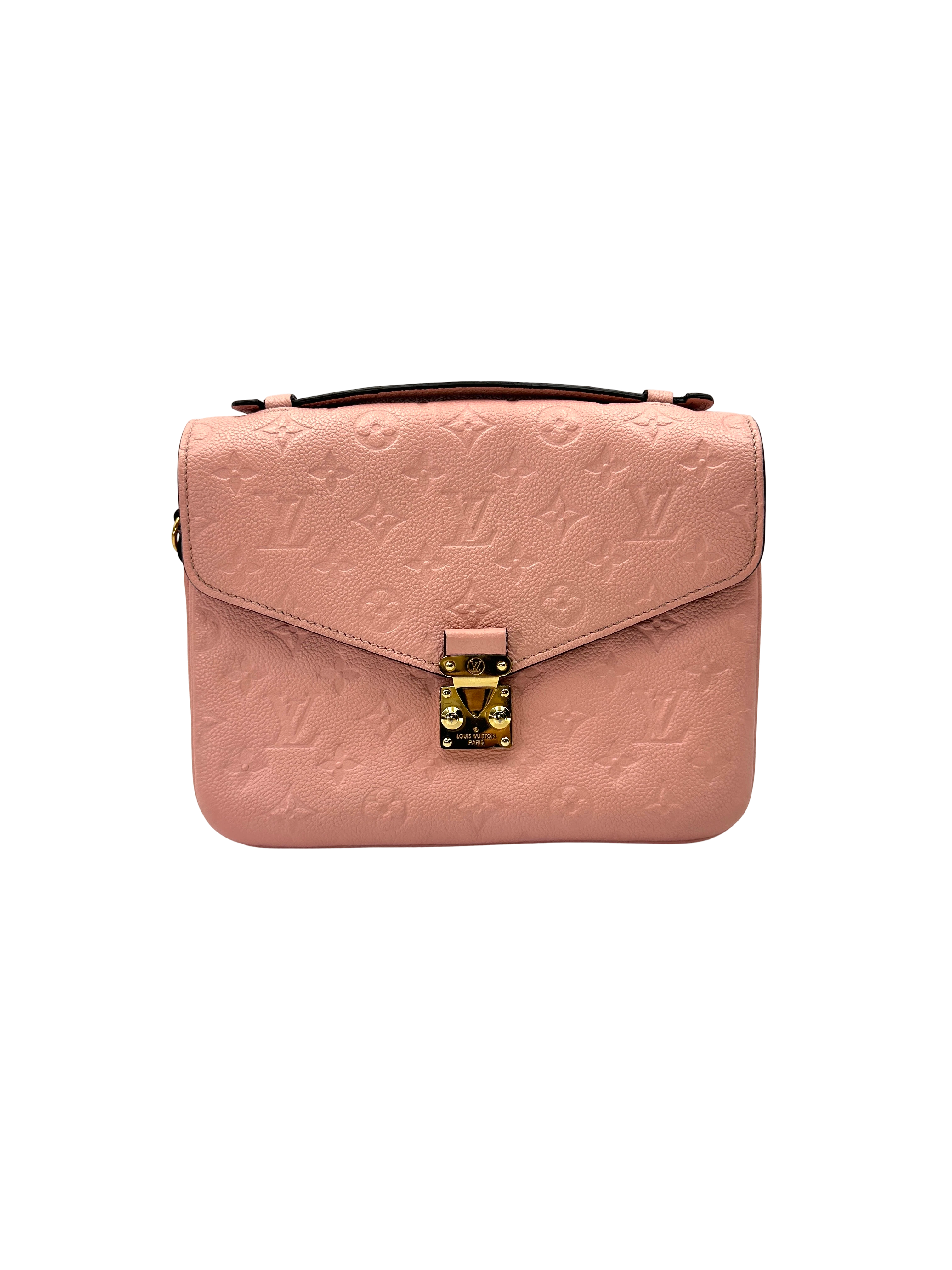 Louis Vuitton Pink Monogram Empreinte Leather Pochette Metis LV3321