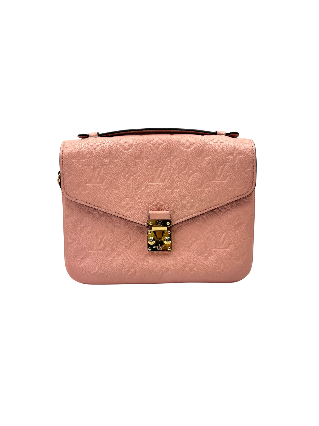 Louis Vuitton Pink Monogram Empreinte Leather Pochette Metis LV3321