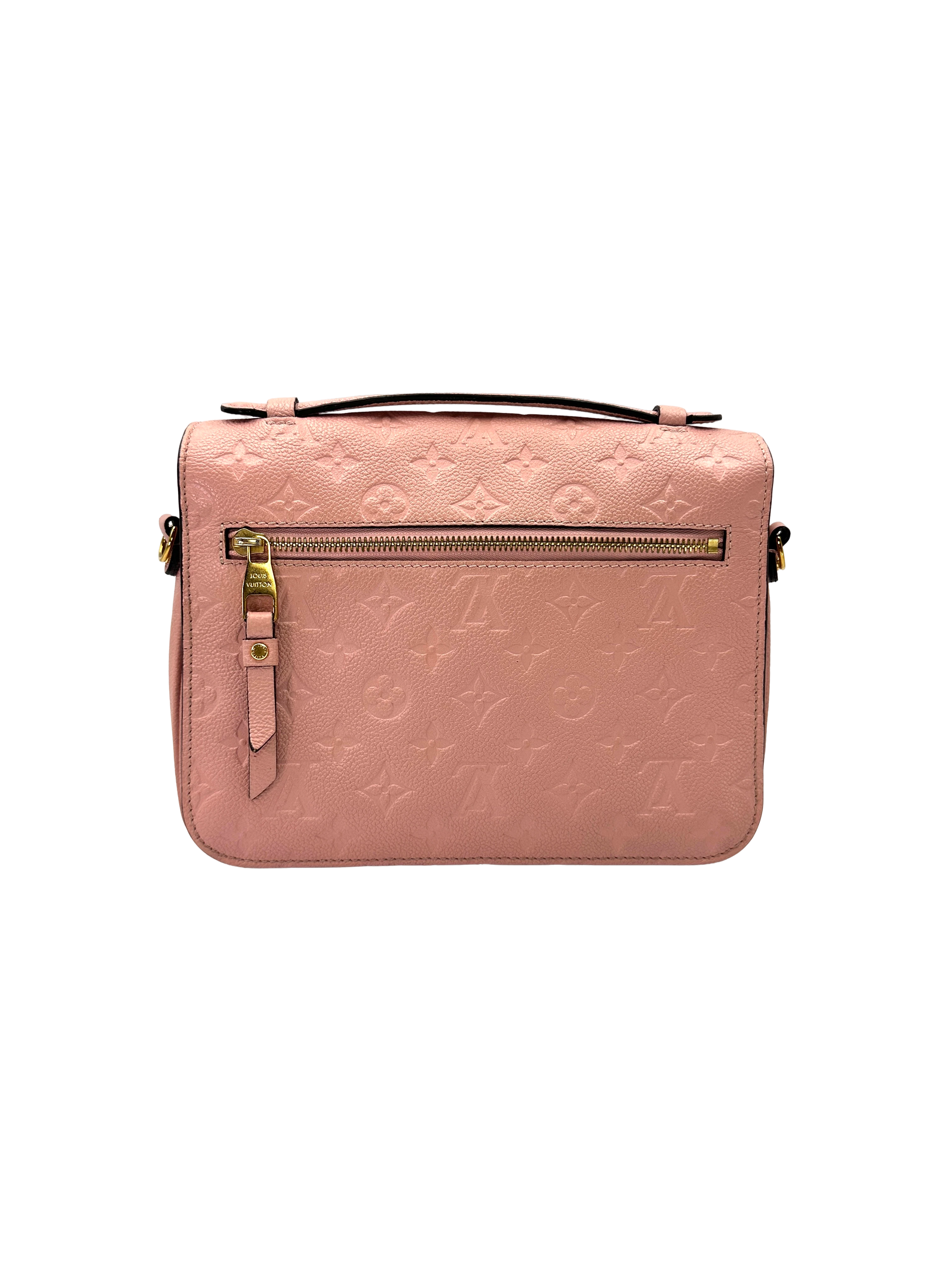 Louis Vuitton Pink Monogram Empreinte Leather Pochette Metis LV3321