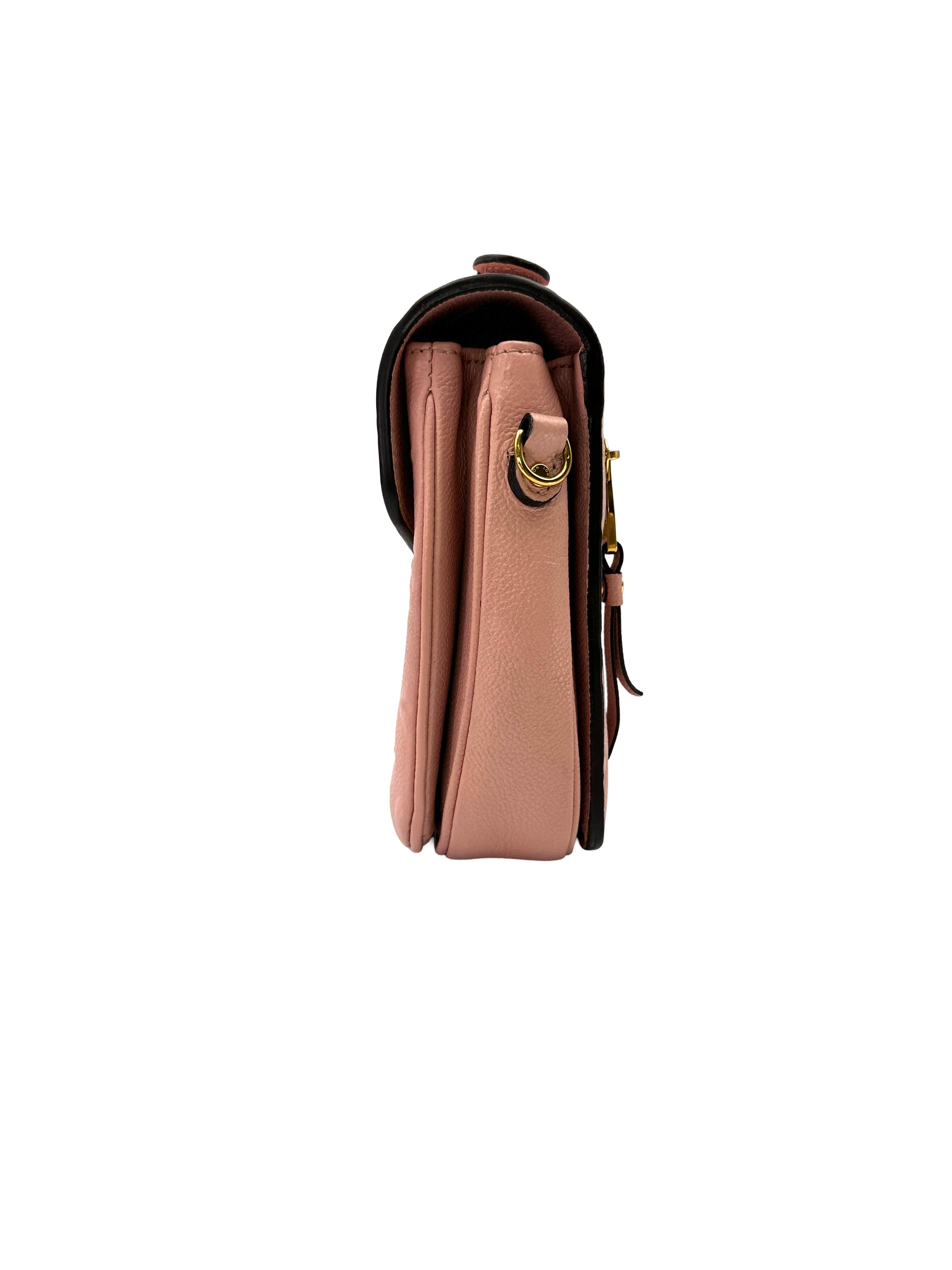 Louis Vuitton Pink Monogram Empreinte Leather Pochette Metis LV3321