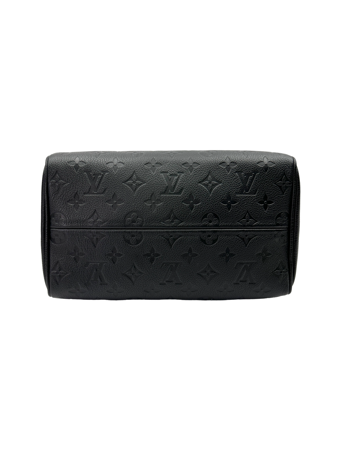 Louis Vuitton Speedy25 Black Monogram Empreinte Leather Handle Bag LV3323