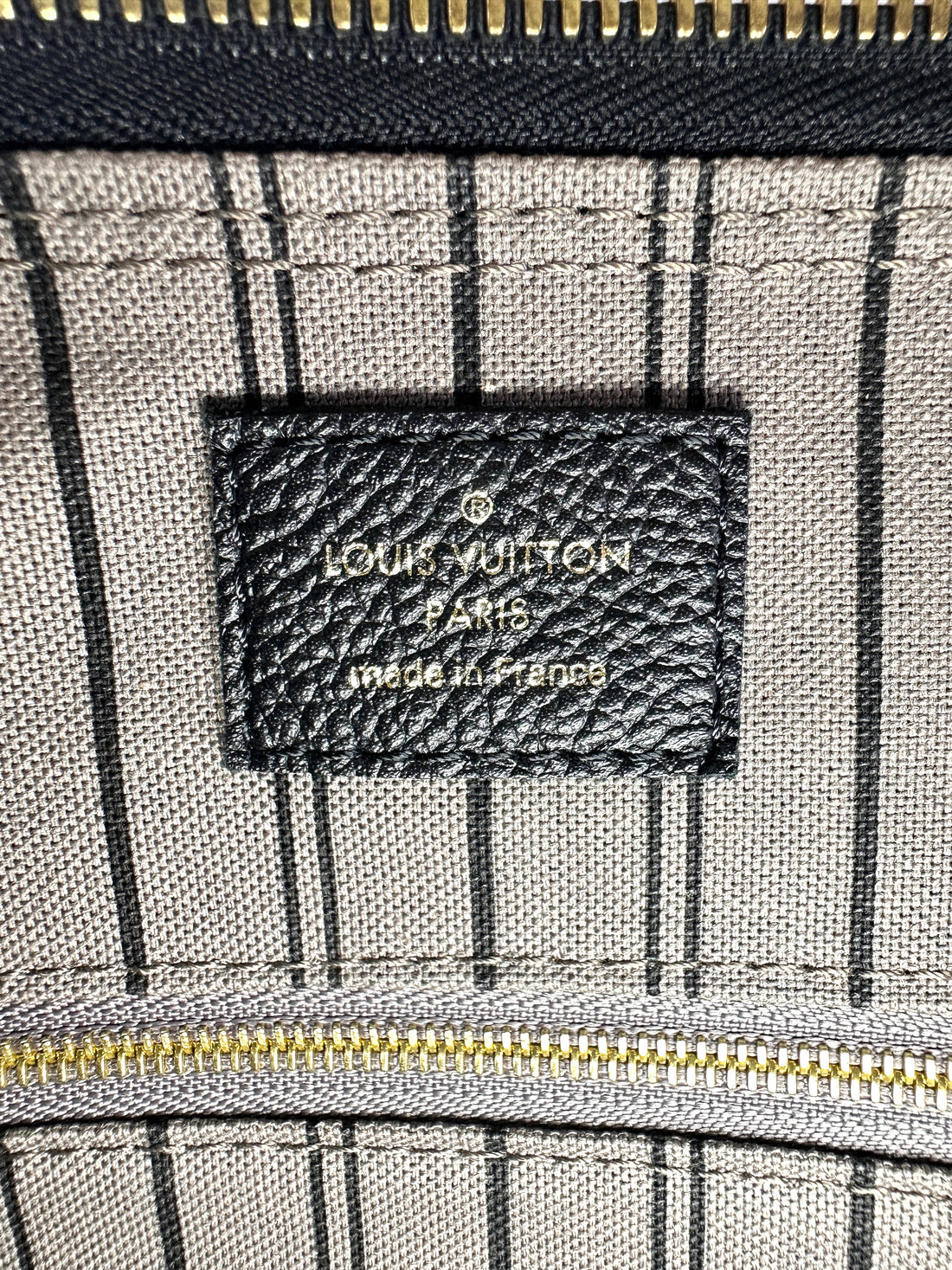 Louis Vuitton Speedy25 Black Monogram Empreinte Leather Handle Bag LV3323