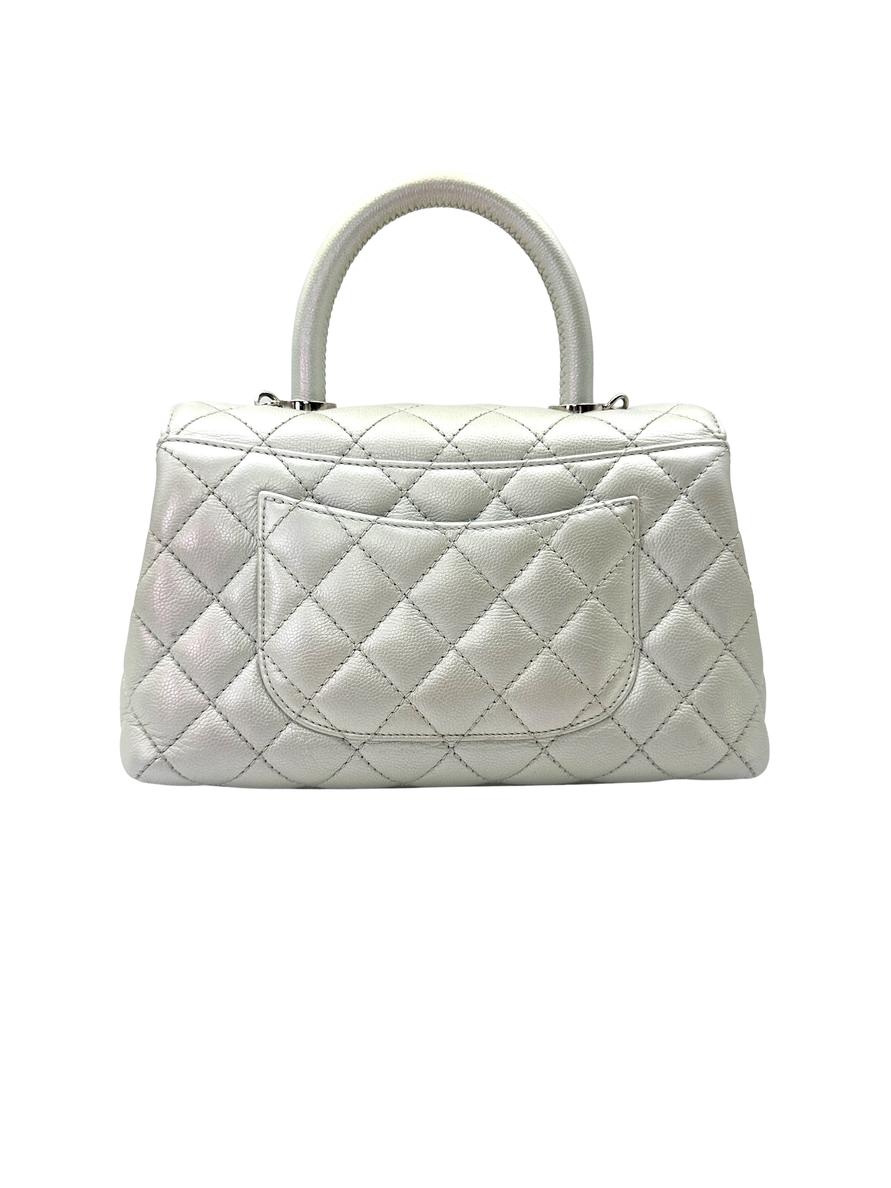 Chanel CoCo Handle Iridescent Quilted Leather Small Size Shoulder Bag(EU***C2) CC2548