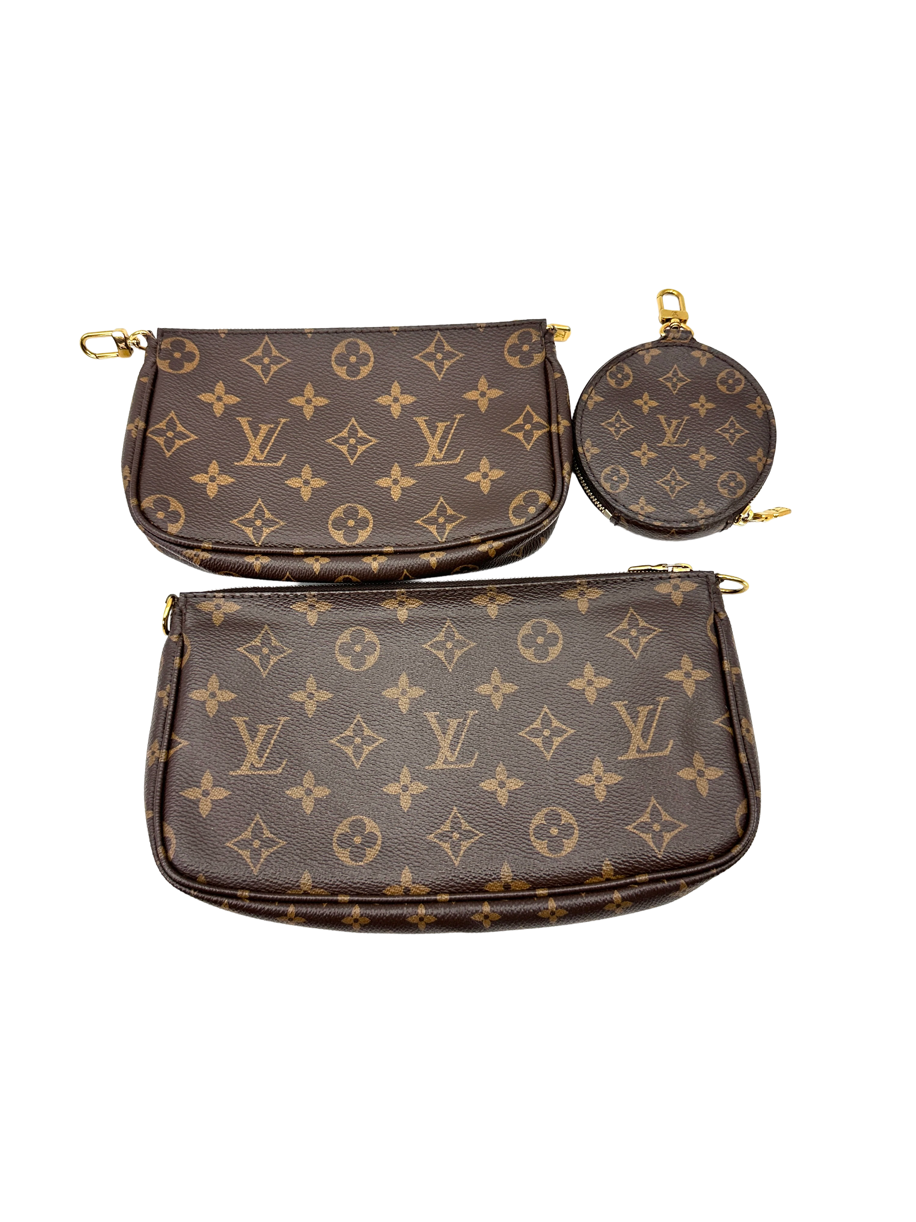 Louis Vuitton Brown Monogram Canvas Multi Pochette Accessoires LV3322