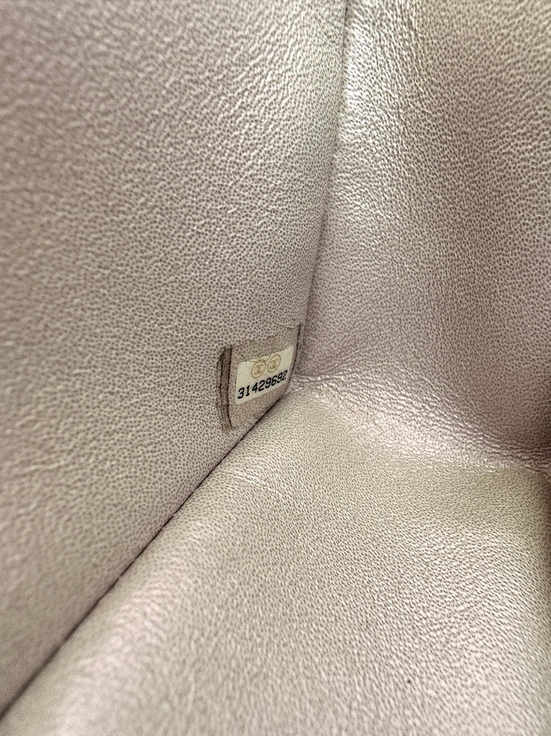 Chanel White Quilted Leather Top Handle Flap Bag(31***92) CC2549