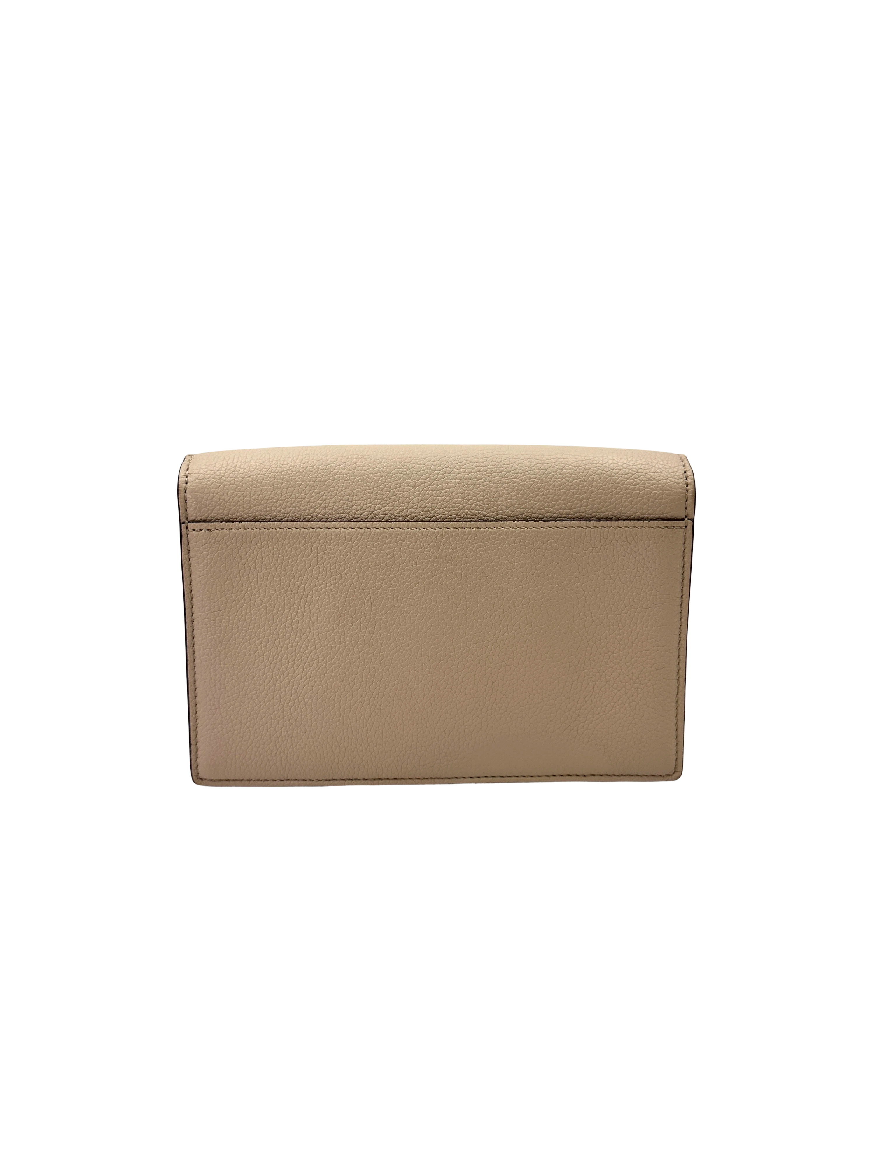 Louis Vuitton Lockme Beige Leather Shoulder Bag LV3326