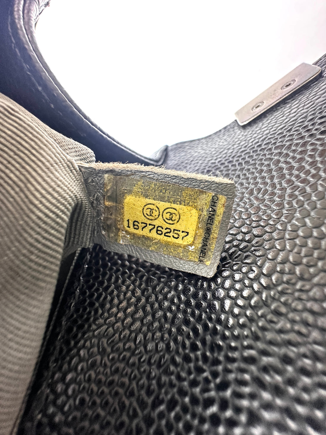 Chanel LeBoy Black Quilted Leather Flap Bag With Silver Buckle(16***57) CC2551