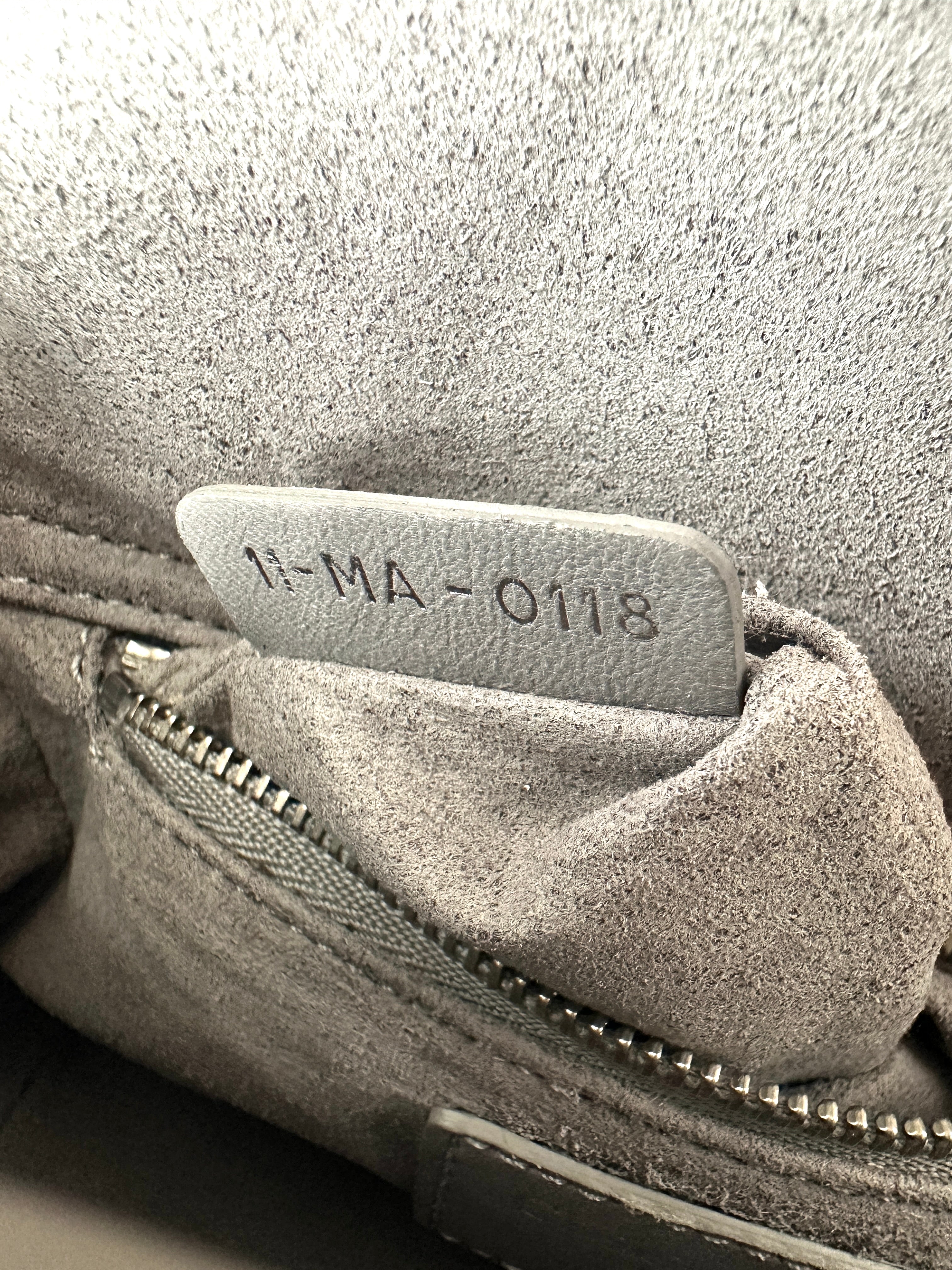 Christian Dior Lady Dior Grey Cannage Leather Handle Bag DR929