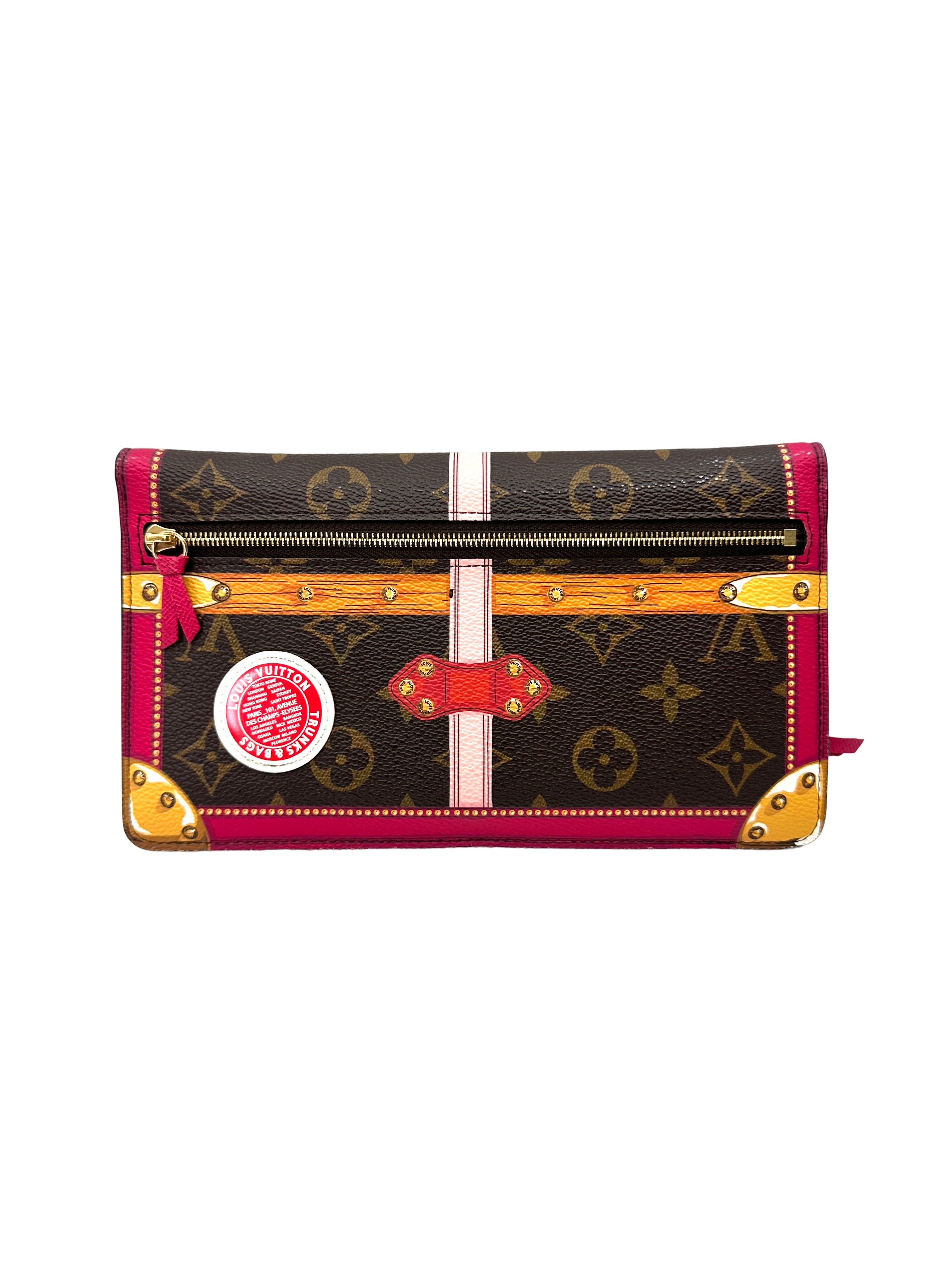 Louis Vuitton Monogram Summer Trunks Weekend Pochette Clutch LV3327