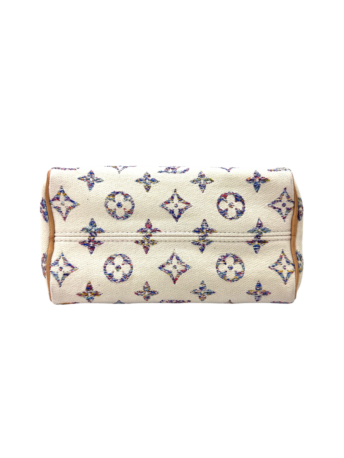 Louis Vuitton Nautical Speedy20 White/Blue Monogram Jacquard Shoulder Bag LV3332