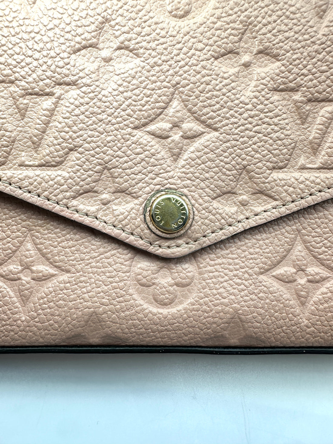 Louis Vuitton Pink Monogram Empreinte Leather Pochette Felicie LV3330