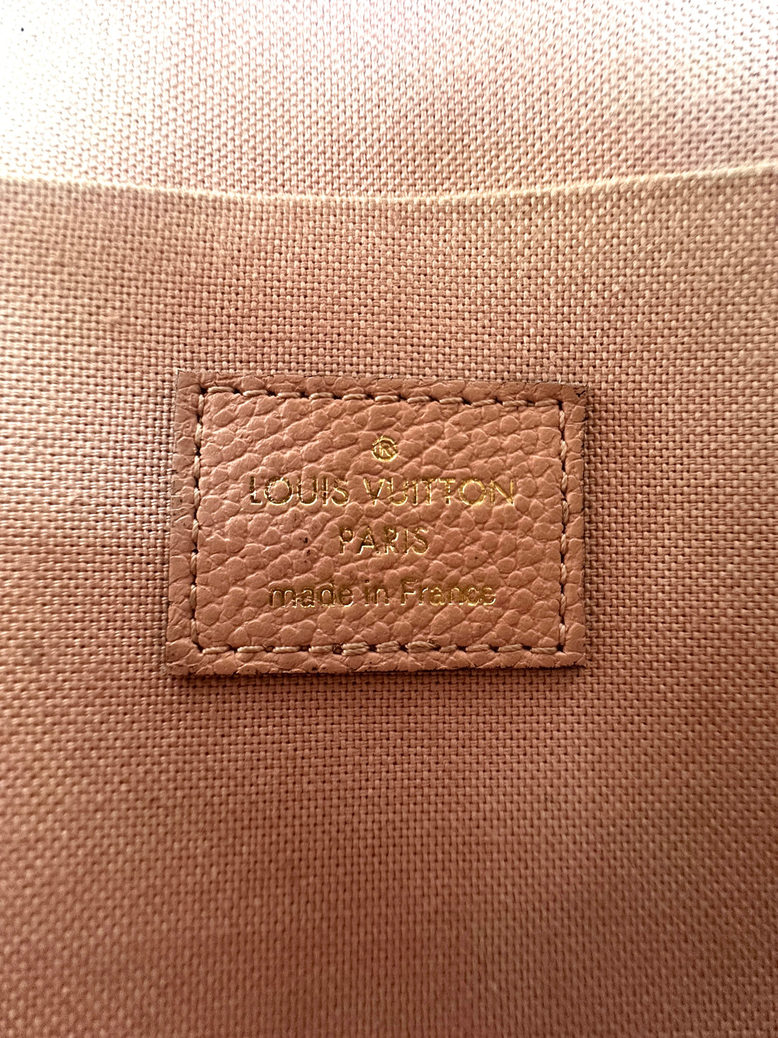 Louis Vuitton Pink Monogram Empreinte Leather Pochette Felicie LV3330