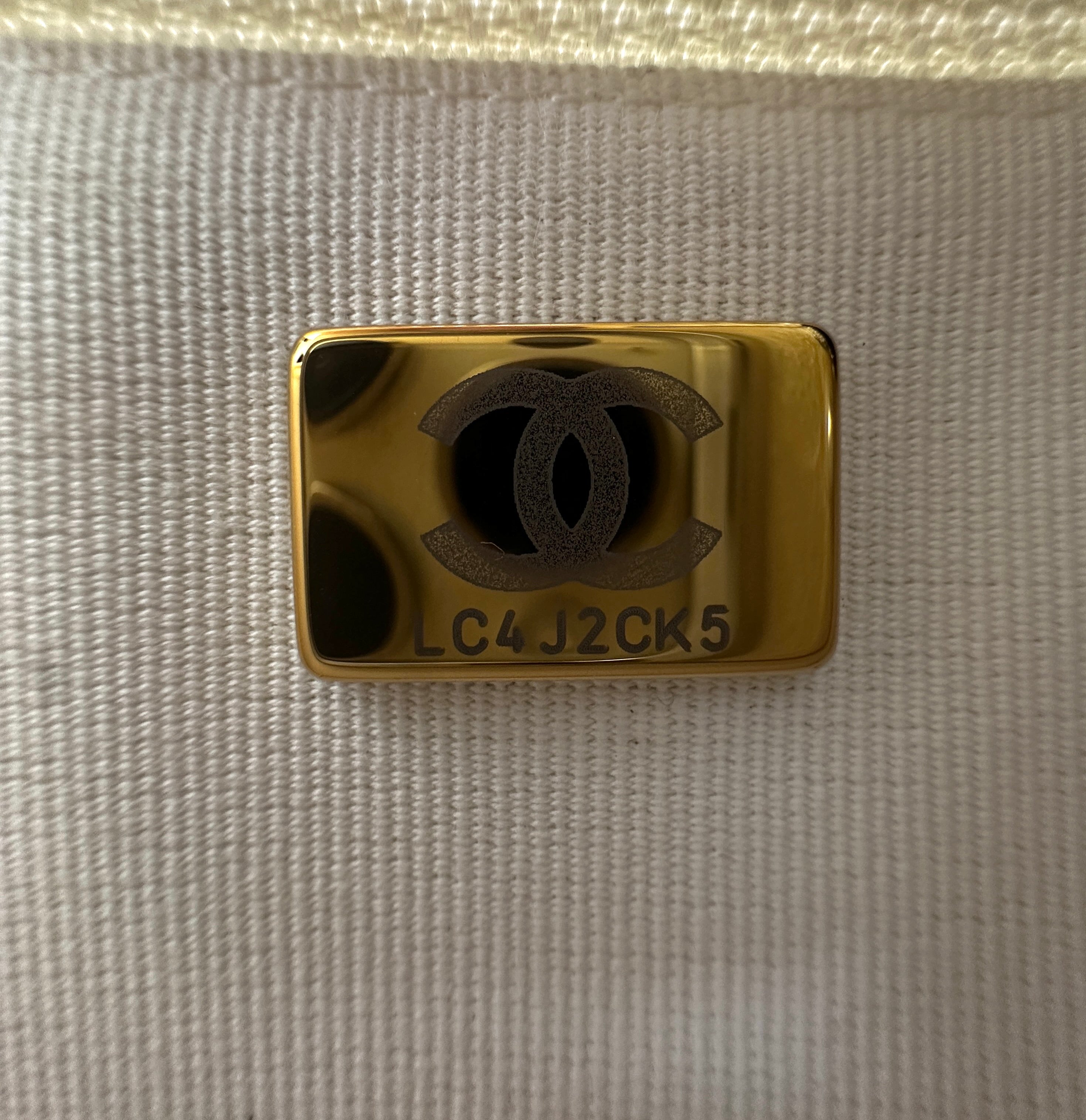 Chanel 23S Trendy CC White Quilted Leather Wallet On Chain(LC***K5) CC2564
