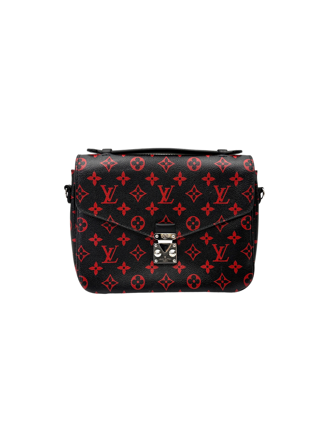 Louis Vuitton Black/Red Monogram Infrarouge Canvas Pochette Metis LV3328