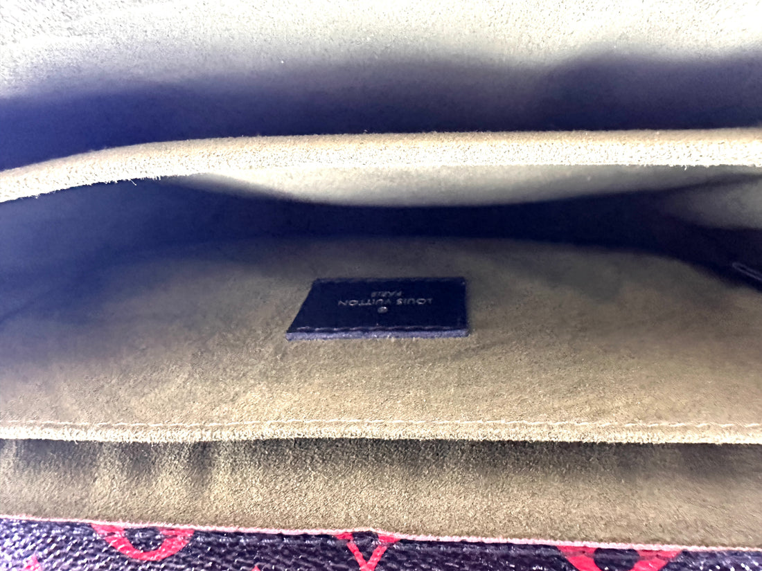 Louis Vuitton Black/Red Monogram Infrarouge Canvas Pochette Metis LV3328
