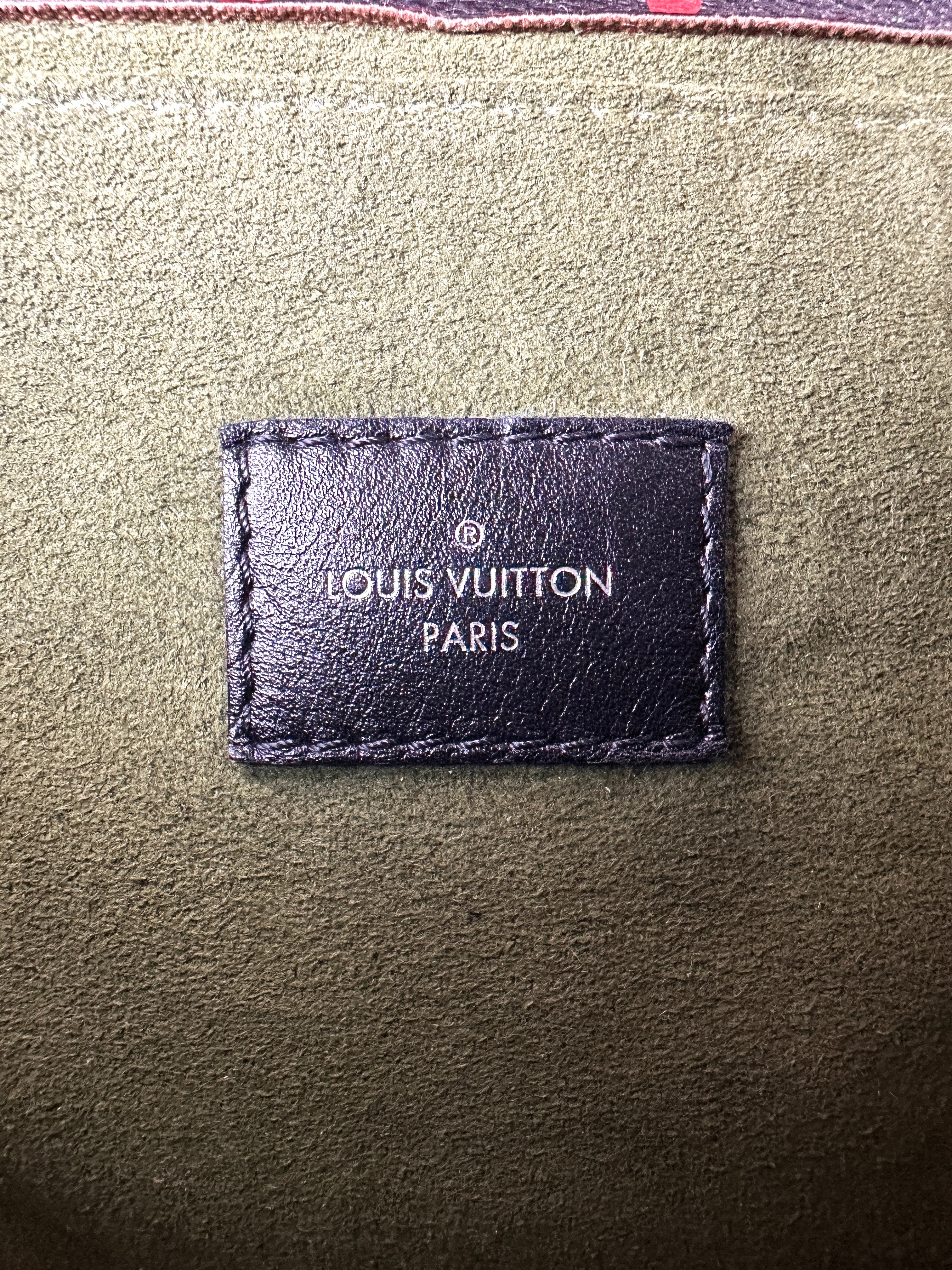 Louis Vuitton Black/Red Monogram Infrarouge Canvas Pochette Metis LV3328