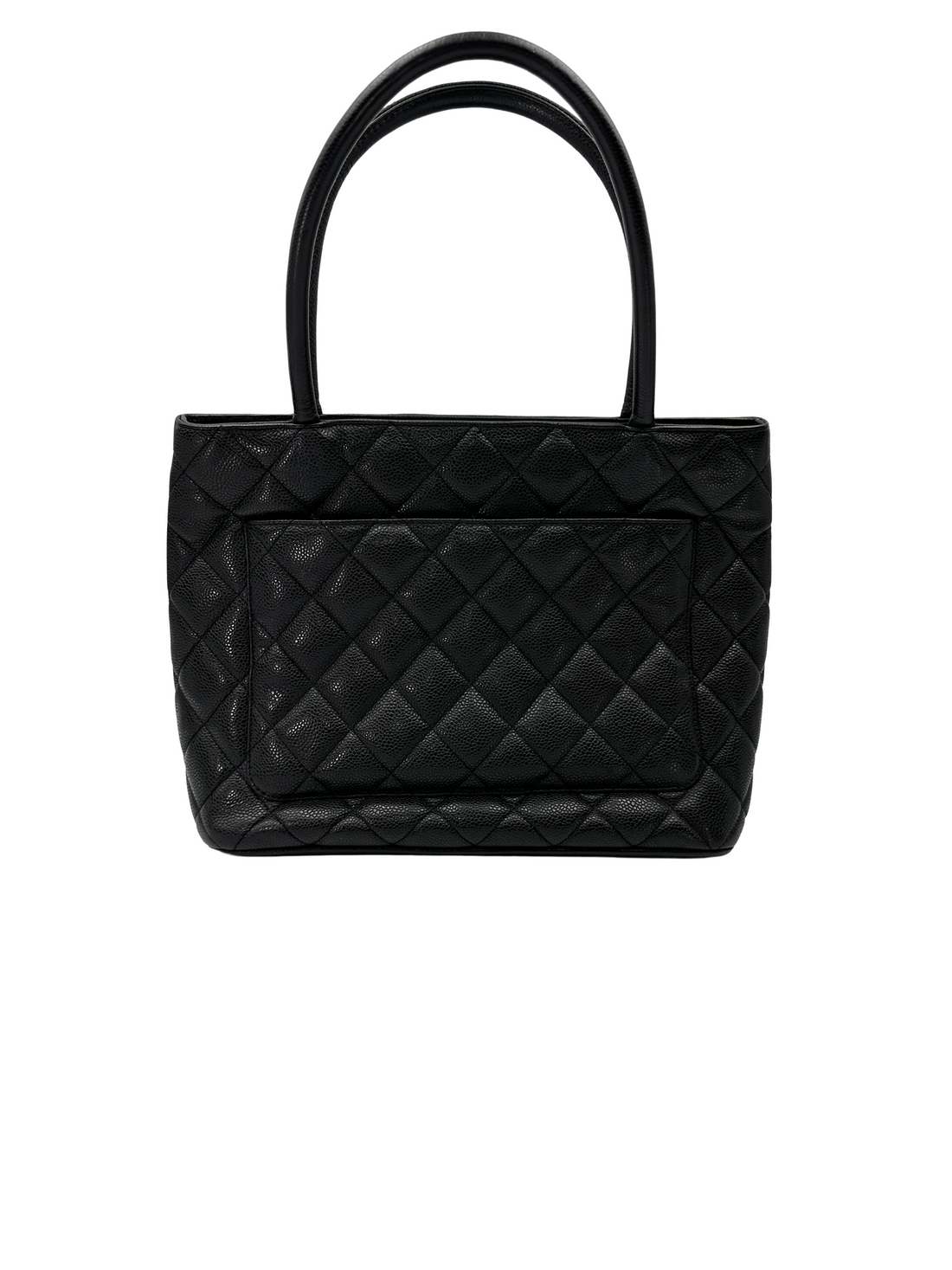 Chanel Medallion Black Quilted Leather Handle Bag(69***51) CC2570