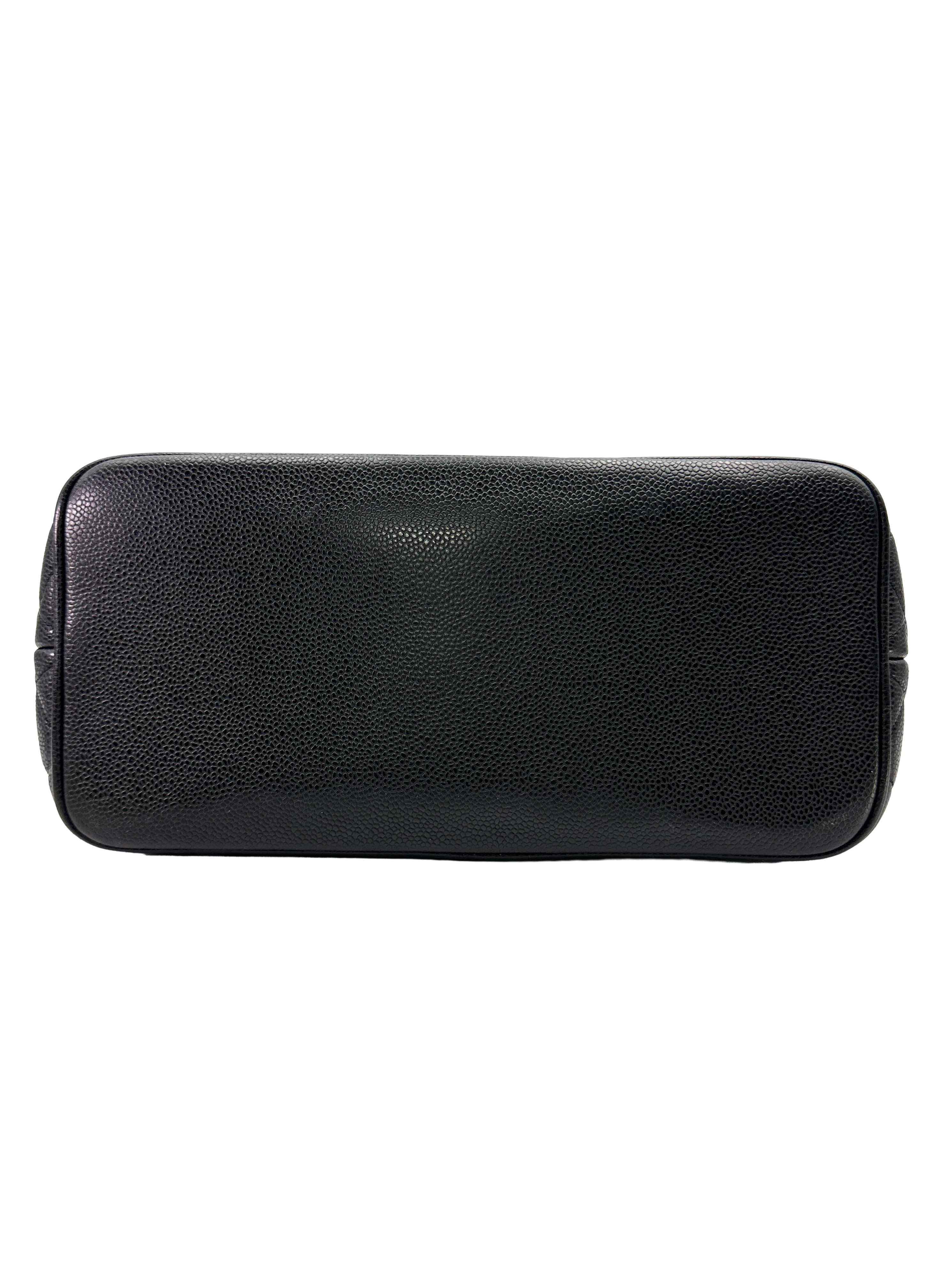 Chanel Medallion Black Quilted Leather Handle Bag(69***51) CC2570