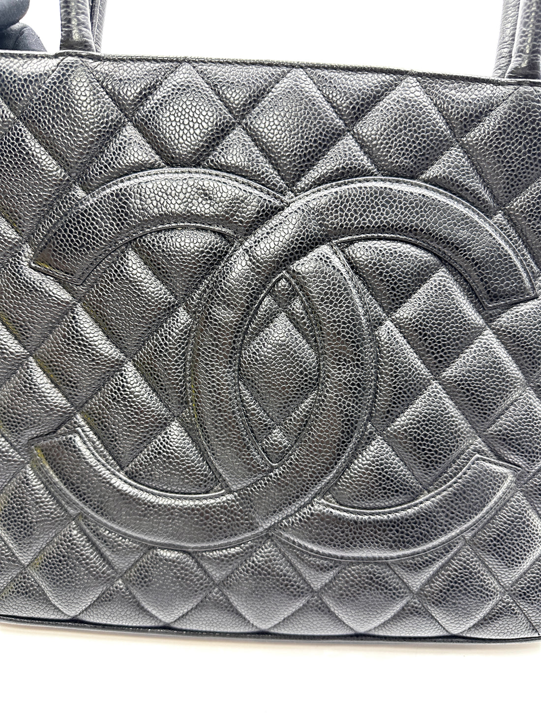 Chanel Medallion Black Quilted Leather Handle Bag(69***51) CC2570