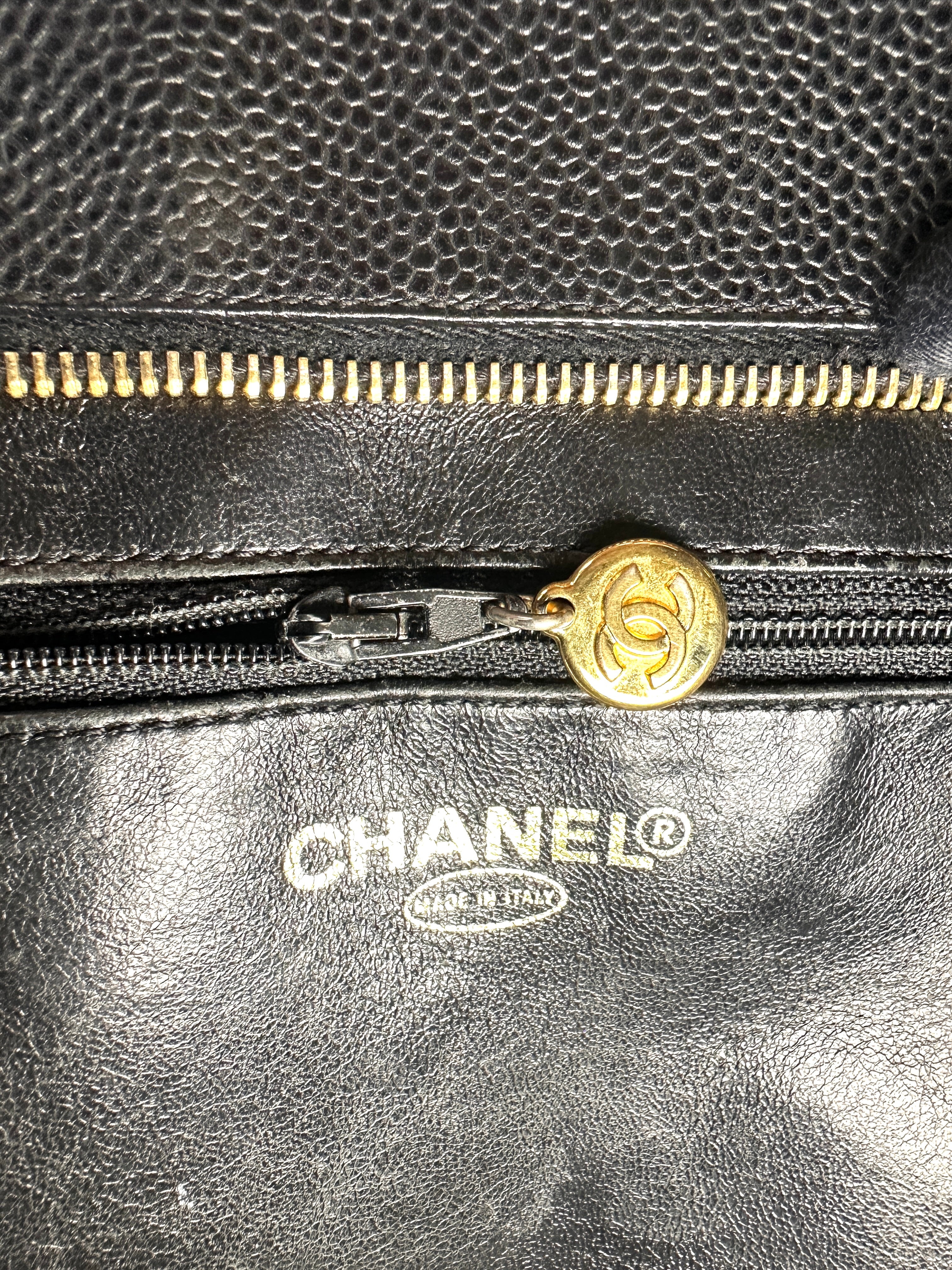 Chanel Medallion Black Quilted Leather Handle Bag(69***51) CC2570