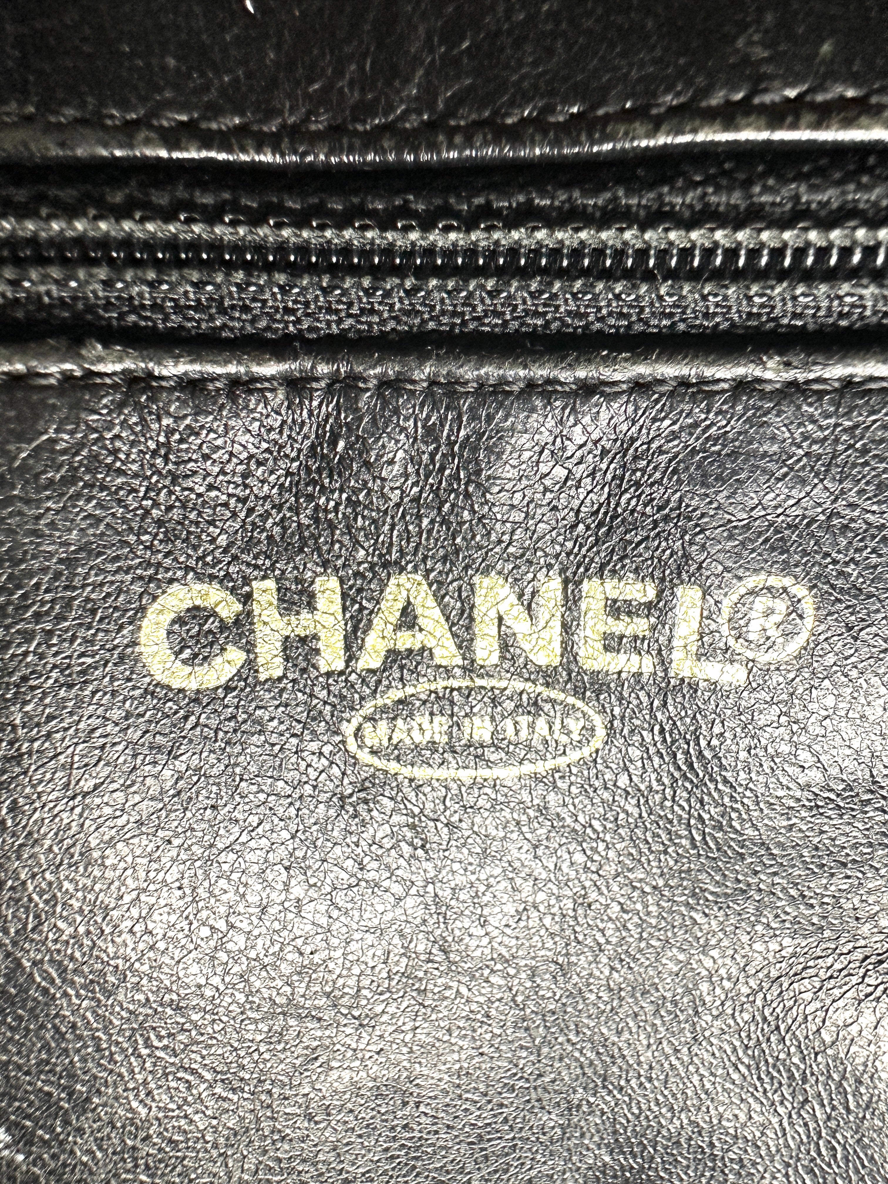 Chanel Medallion Black Quilted Leather Handle Bag(69***51) CC2570
