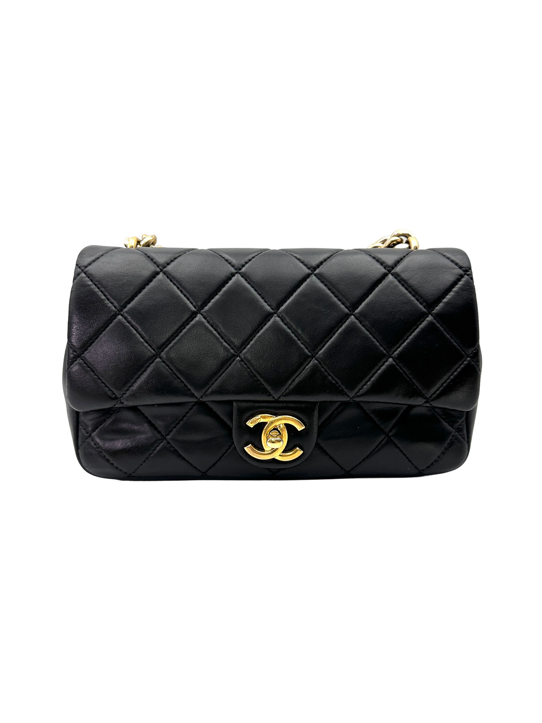 Chanel Classic Flap Black Quilted Leather Mini Shoulder Bag(29***39) CC2562