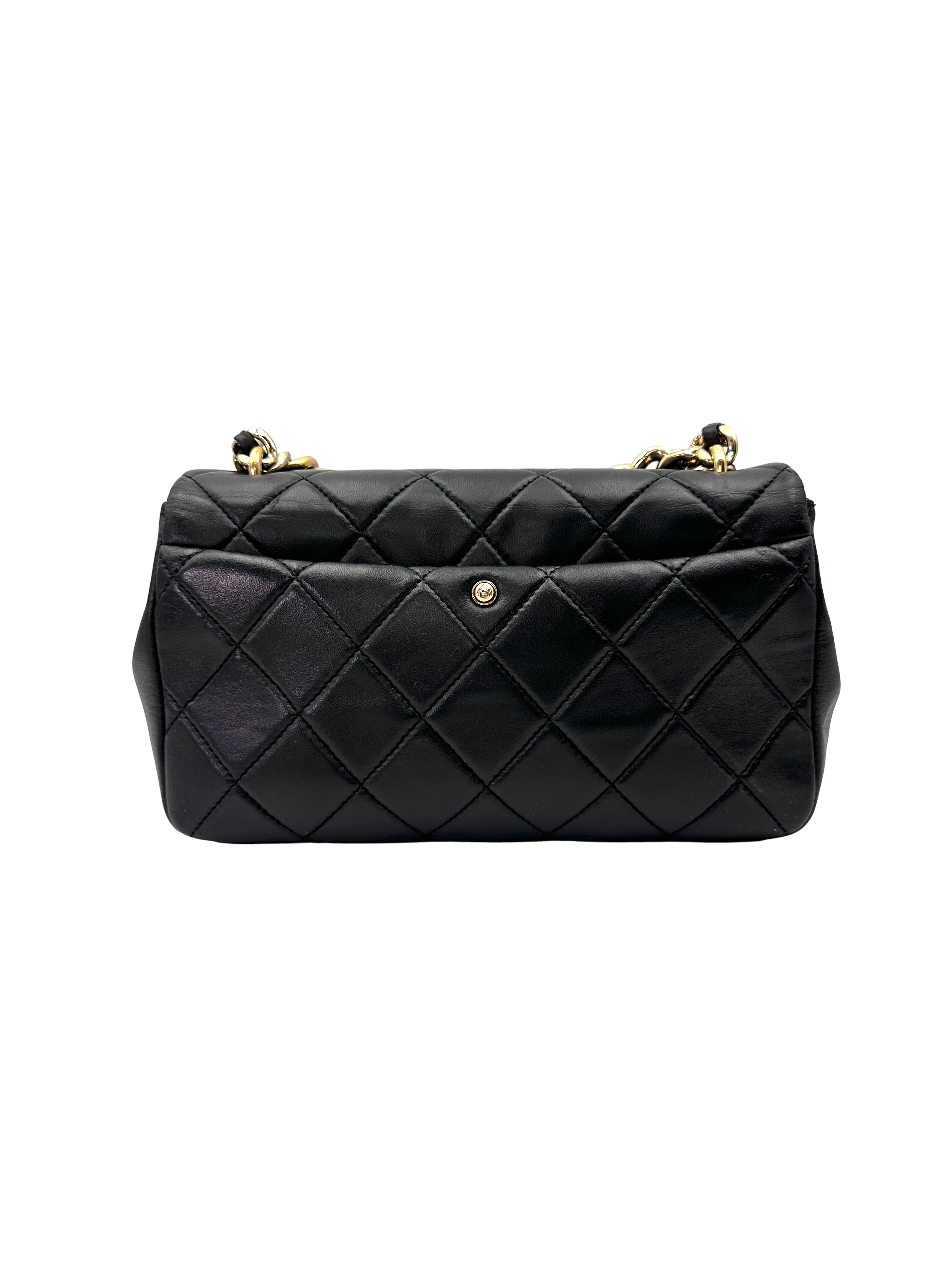 Chanel Classic Flap Black Quilted Leather Mini Shoulder Bag(29***39) CC2562