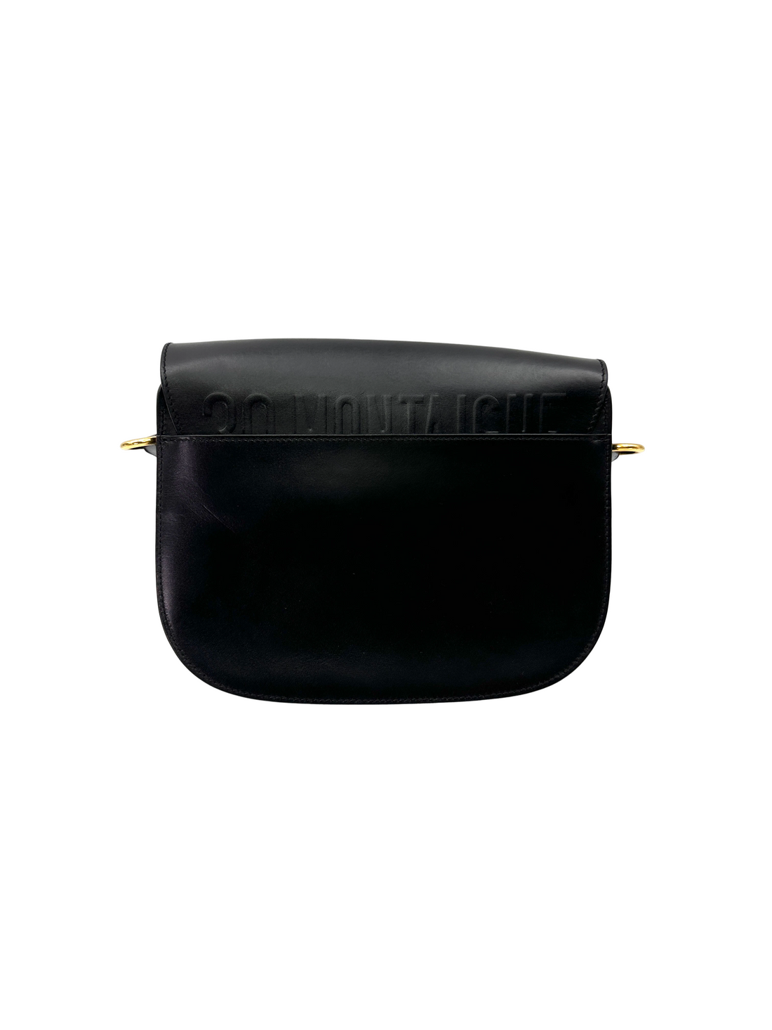 Christian Dior Bobby Black Smooth Leather Shoulder Bag DR933