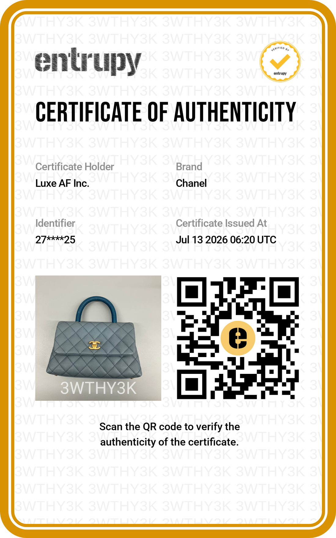 Chanel CoCo Handle Blue Quilted Leather Small Size Shoulder Bag(27***25) CC2545