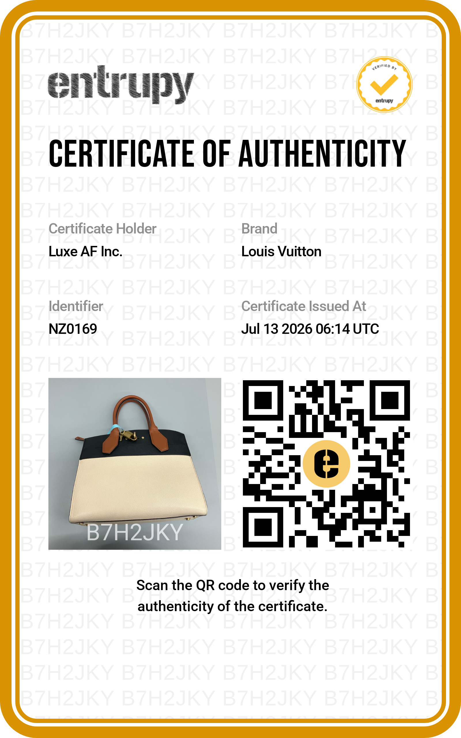 Louis Vuitton City Steamer Black/White Taurillon Leather Handle Bag LV3318