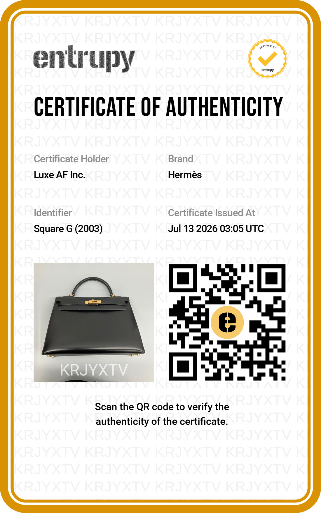 Hermes Kelly32 Black Leather Handle Bag HR181