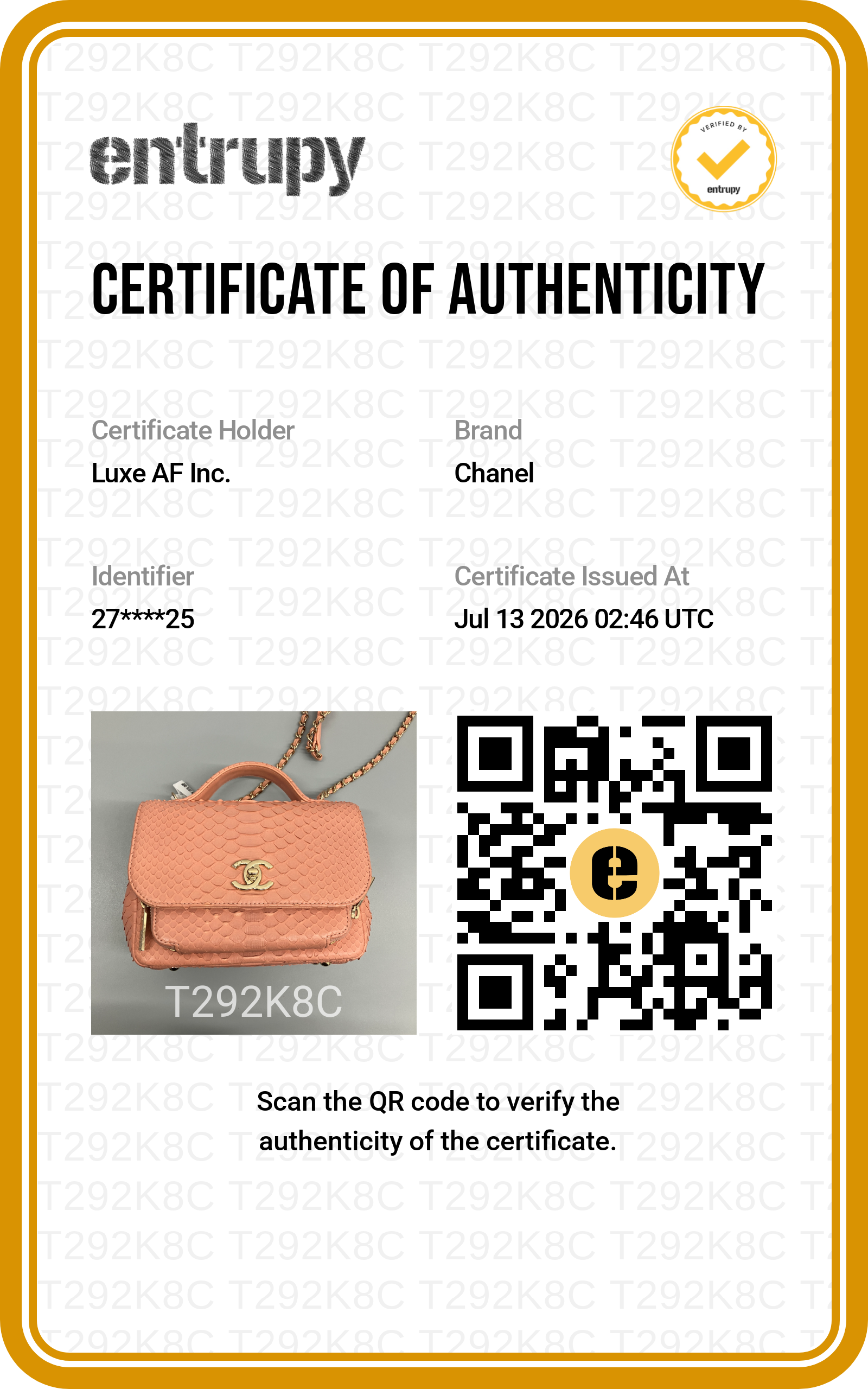 Chanel Pink Python Leather Business Affinity Top Handle Bag(27***25) CC2552