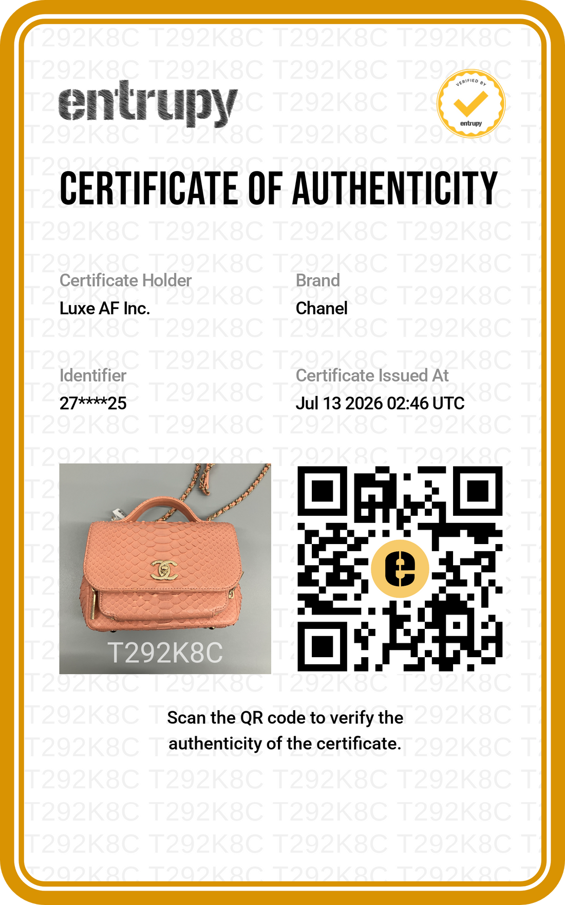 Chanel Pink Python Leather Business Affinity Top Handle Bag(27***25) CC2552
