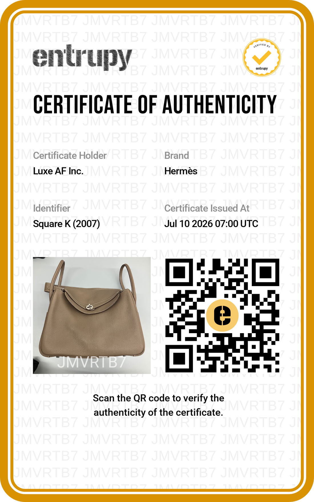 Hermes Lindy34 Grey Leather Handle Bag HR180
