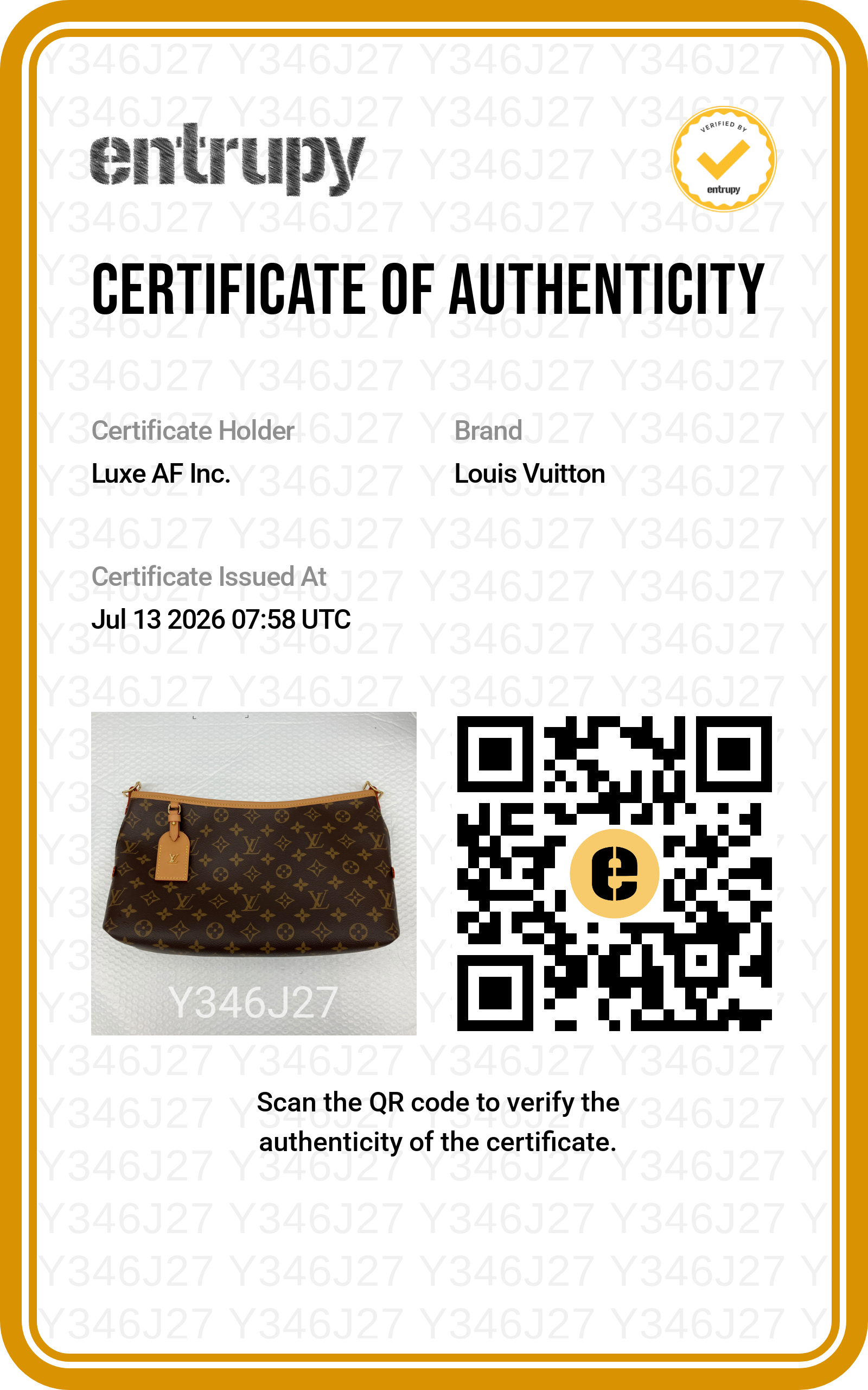 Louis Vuitton Carryall Monogram Canvas Shoulder Bag LV3352