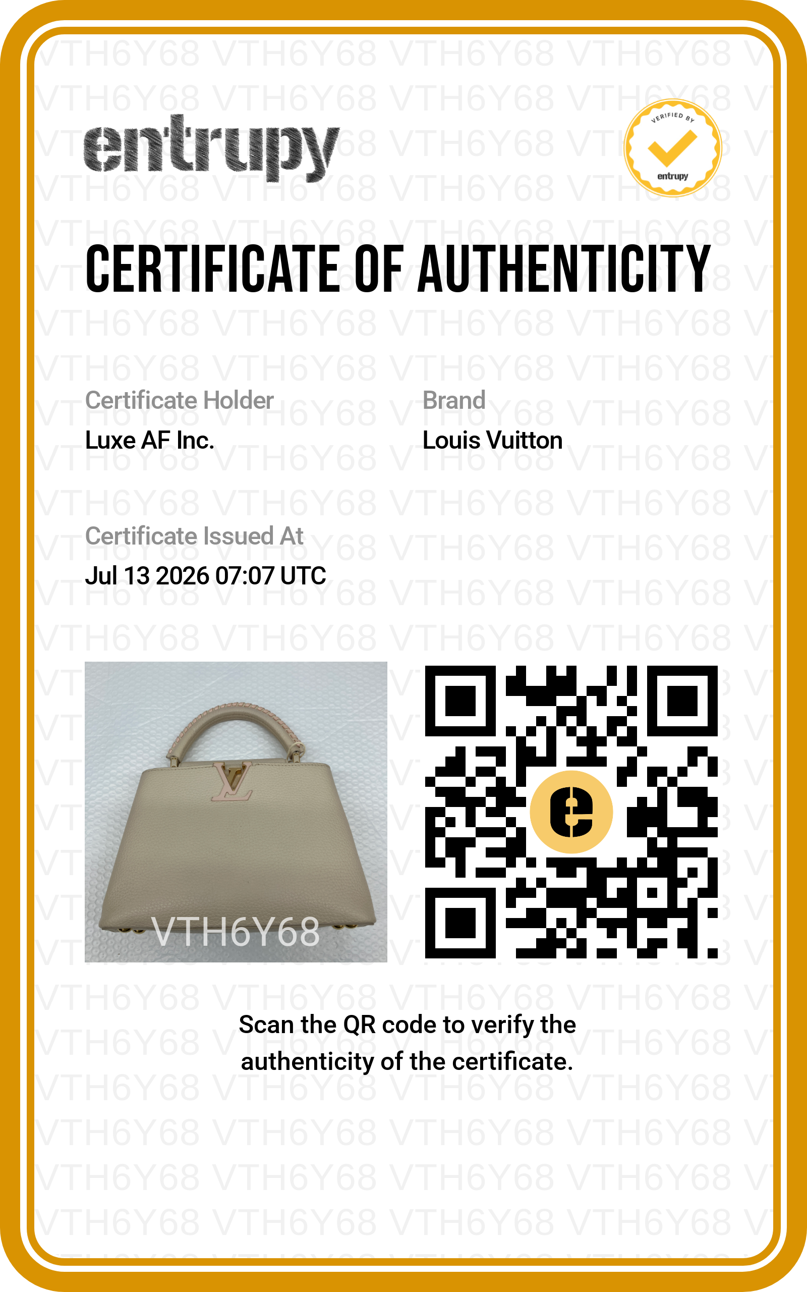 Louis Vuitton Capucines Beige Taurillon Leather Handle Bag LV3396