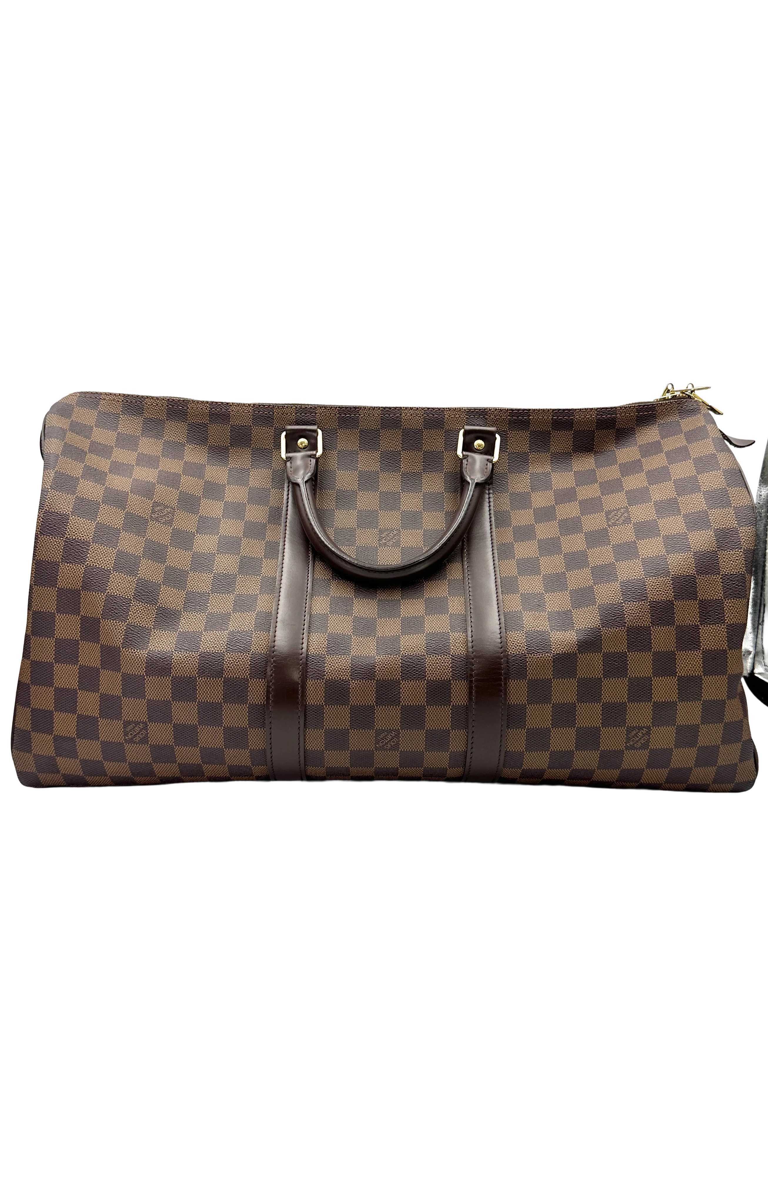 Louis Vuitton Keepall Damier Ebene Handle Bag LV3336