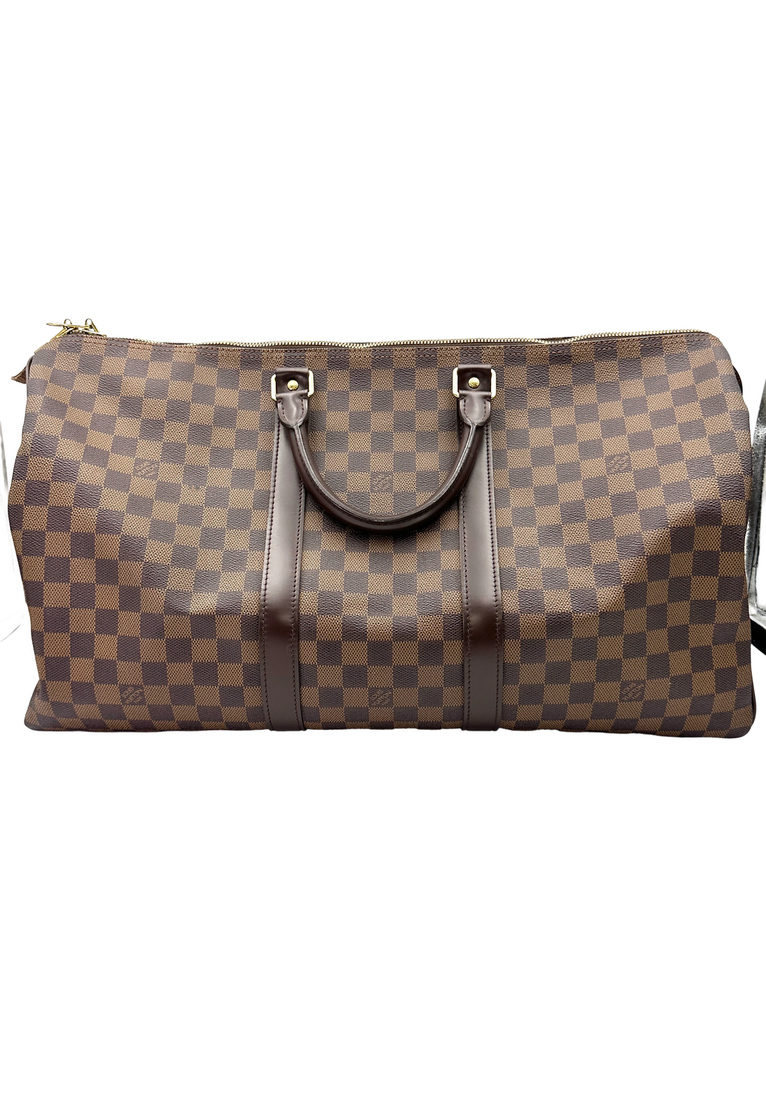 Louis Vuitton Keepall Damier Ebene Handle Bag LV3336