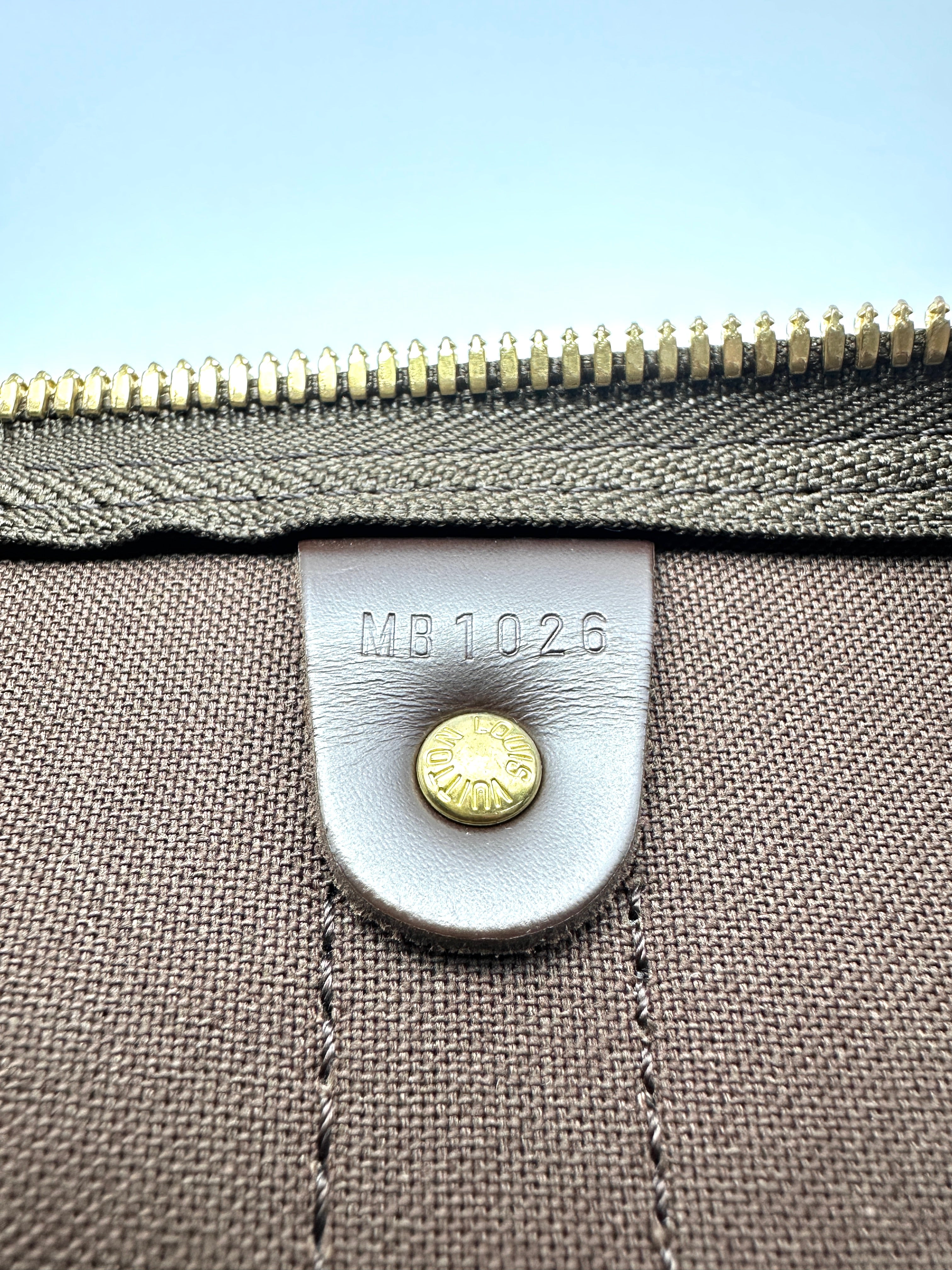 Louis Vuitton Keepall Damier Ebene Handle Bag LV3336