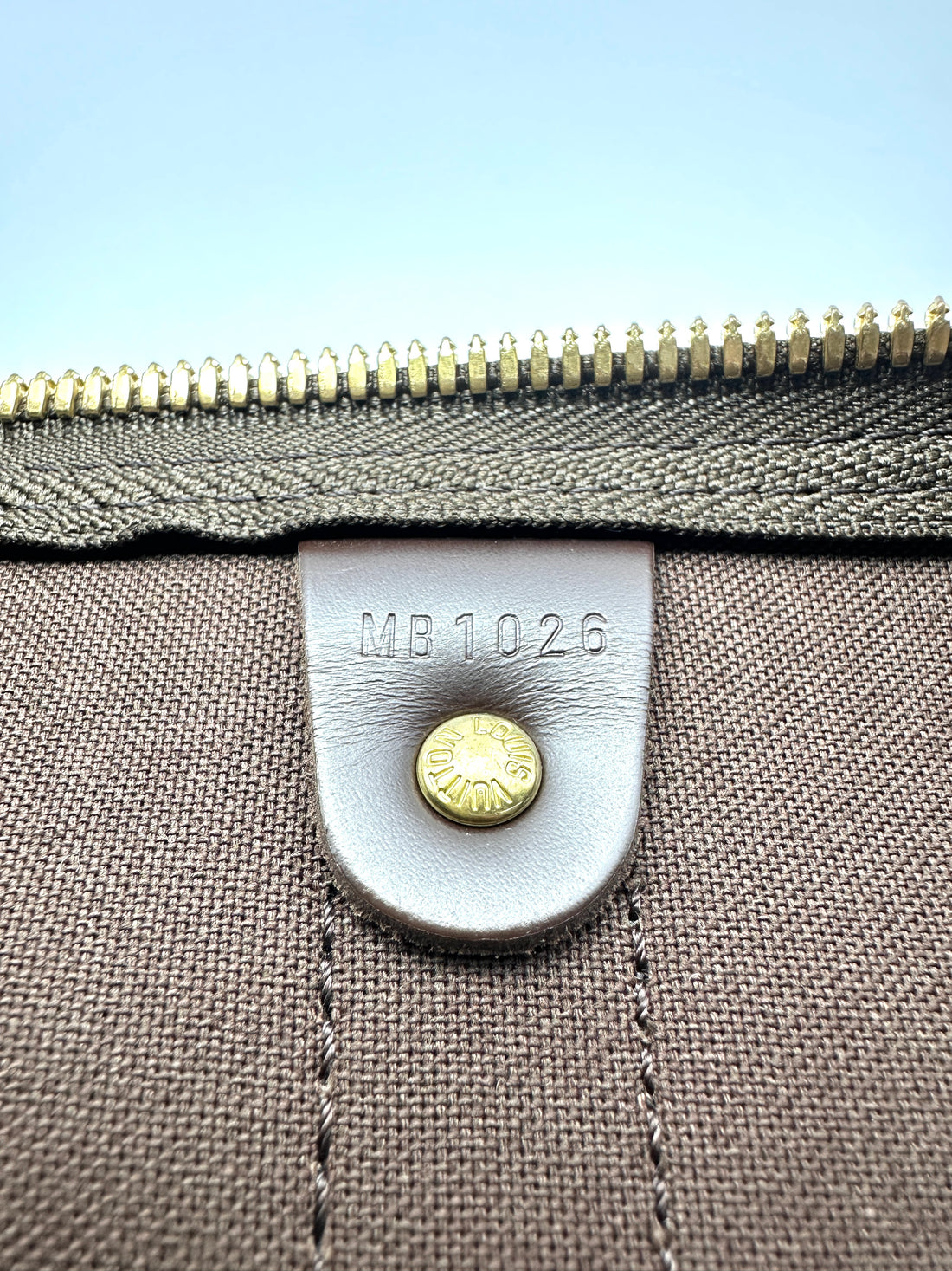 Louis Vuitton Keepall Damier Ebene Handle Bag LV3336