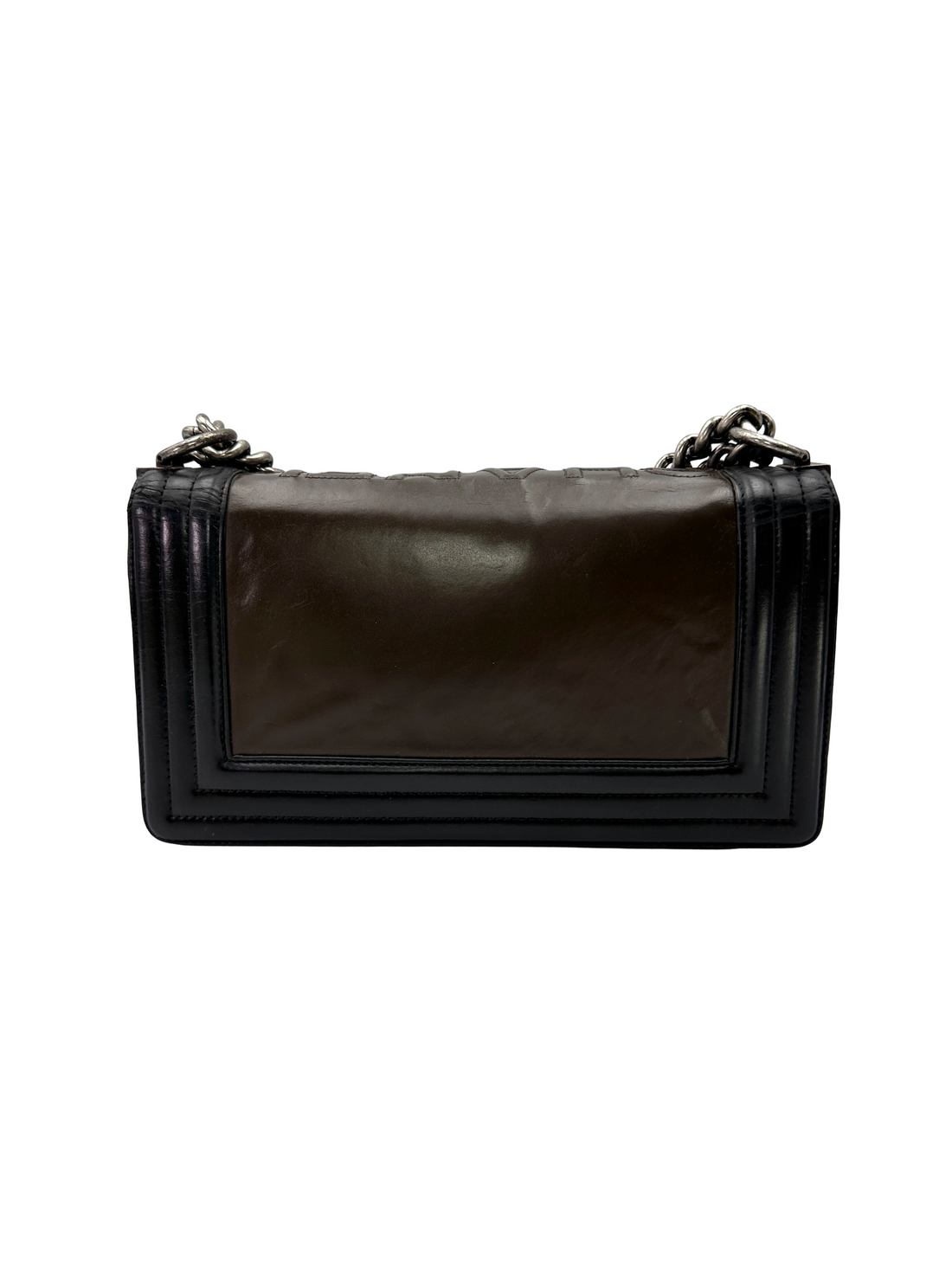 Chanel LeBoy Black Leather Flap Bag(15***58) CC2563