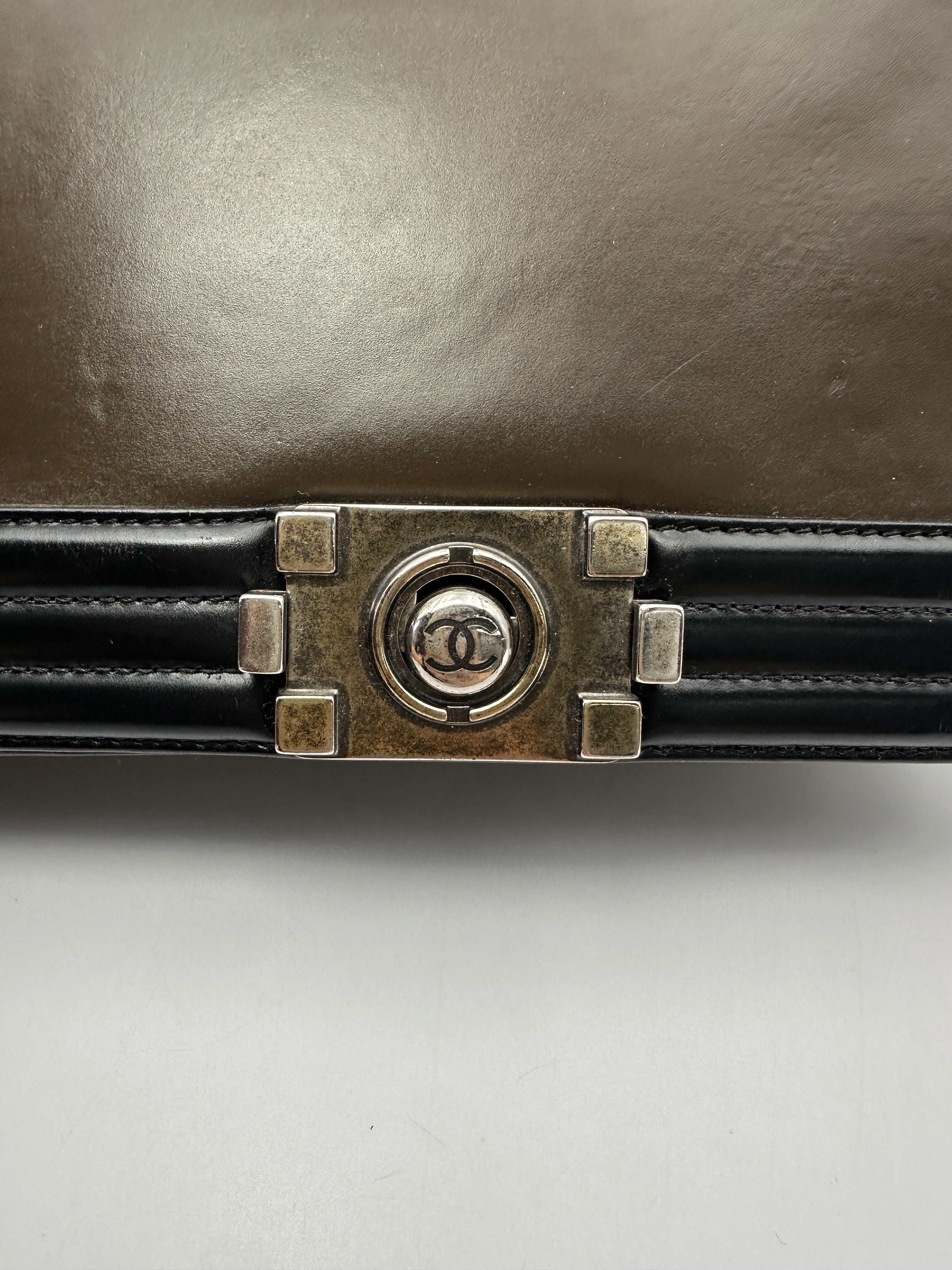 Chanel LeBoy Black Leather Flap Bag(15***58) CC2563