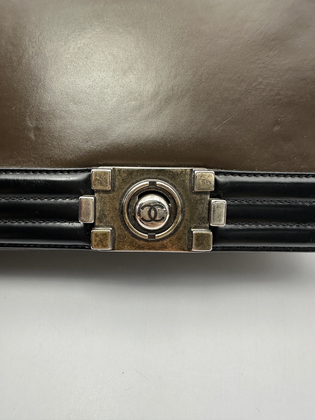 Chanel LeBoy Black Leather Flap Bag(15***58) CC2563