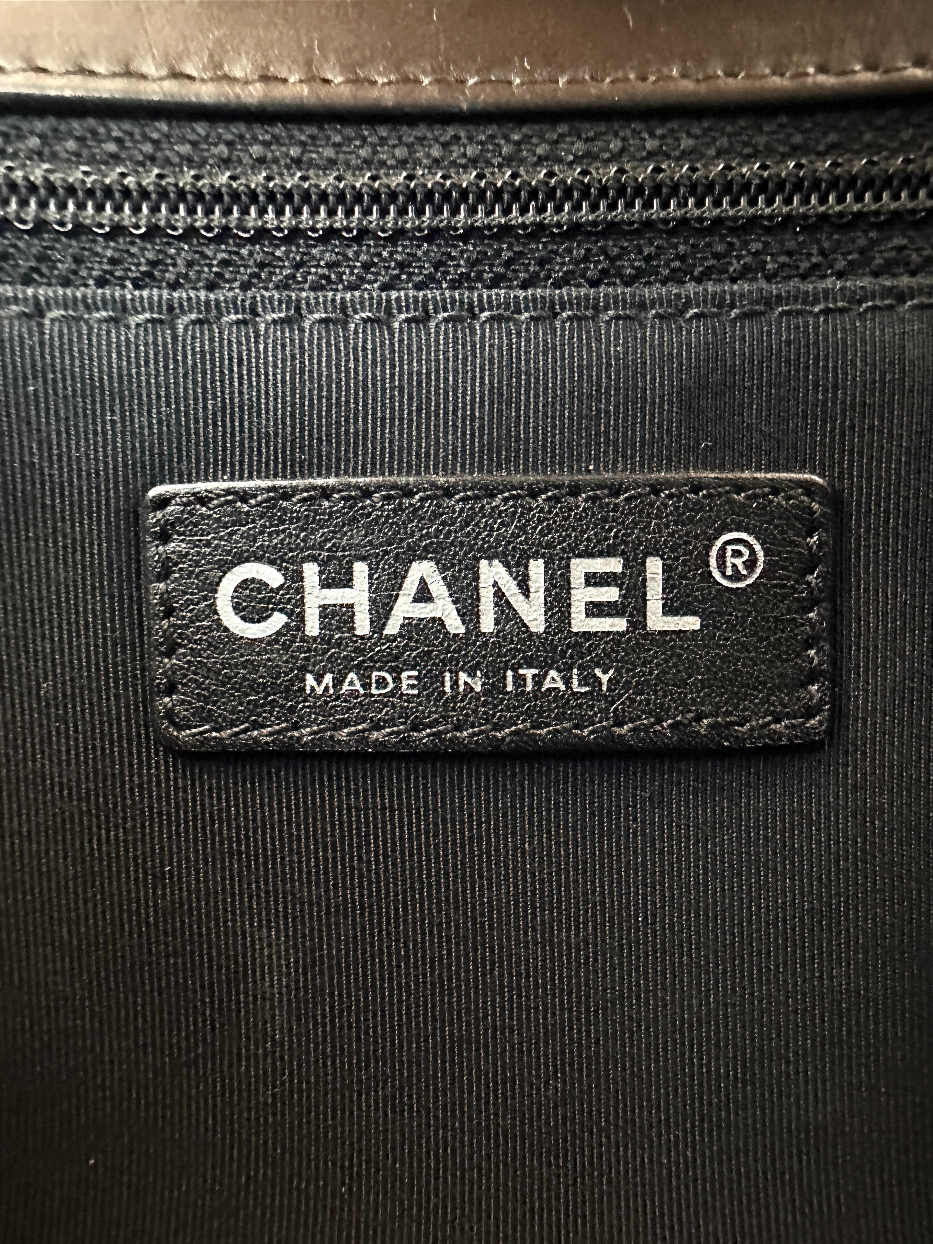 Chanel LeBoy Black Leather Flap Bag(15***58) CC2563