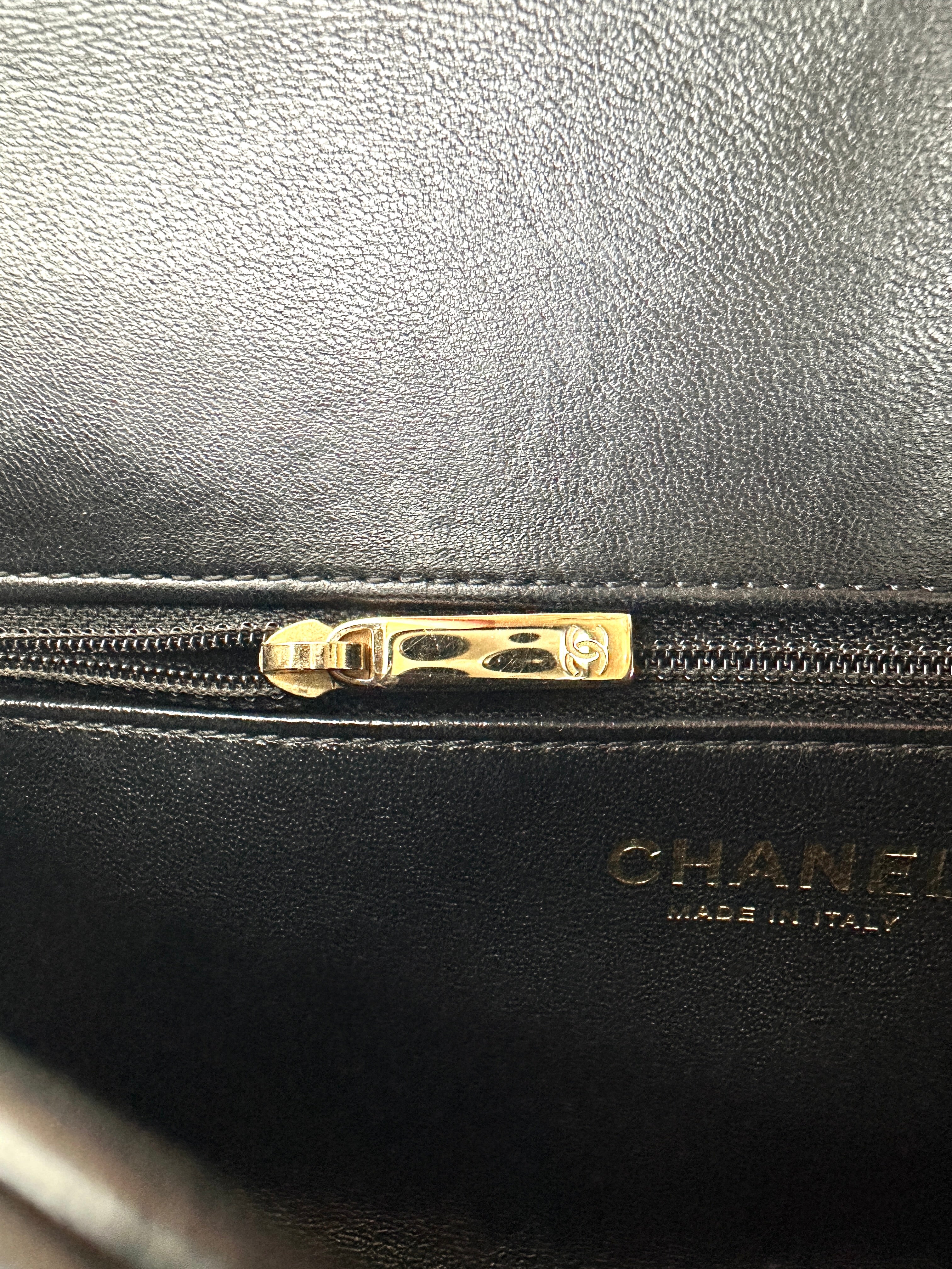 Chanel Trendy CC Black Chevron Quilted Leather Wallet On Chain(28***55) CC2568