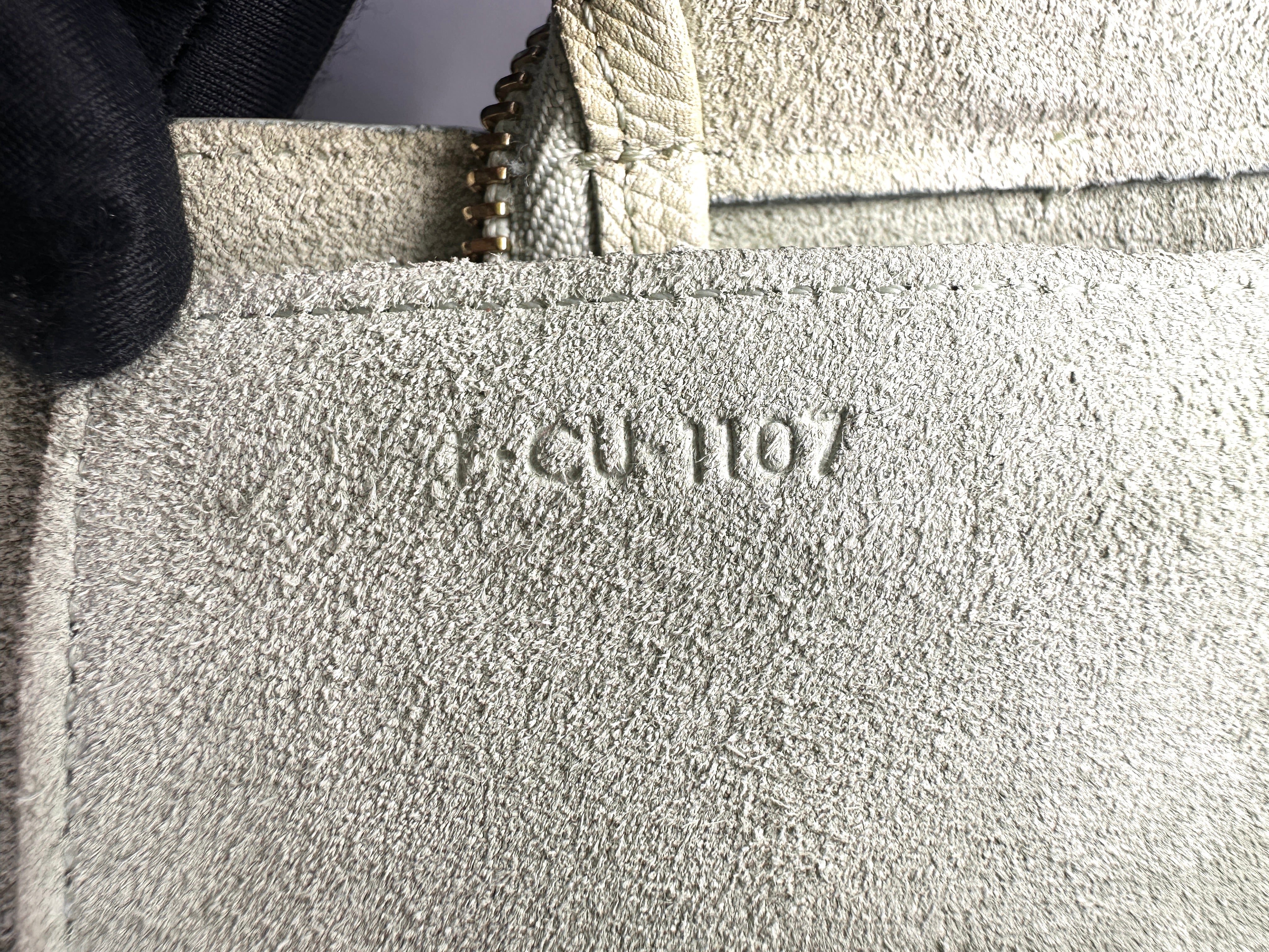 Celine Mint Green Leather Belt Handle Bag CE192