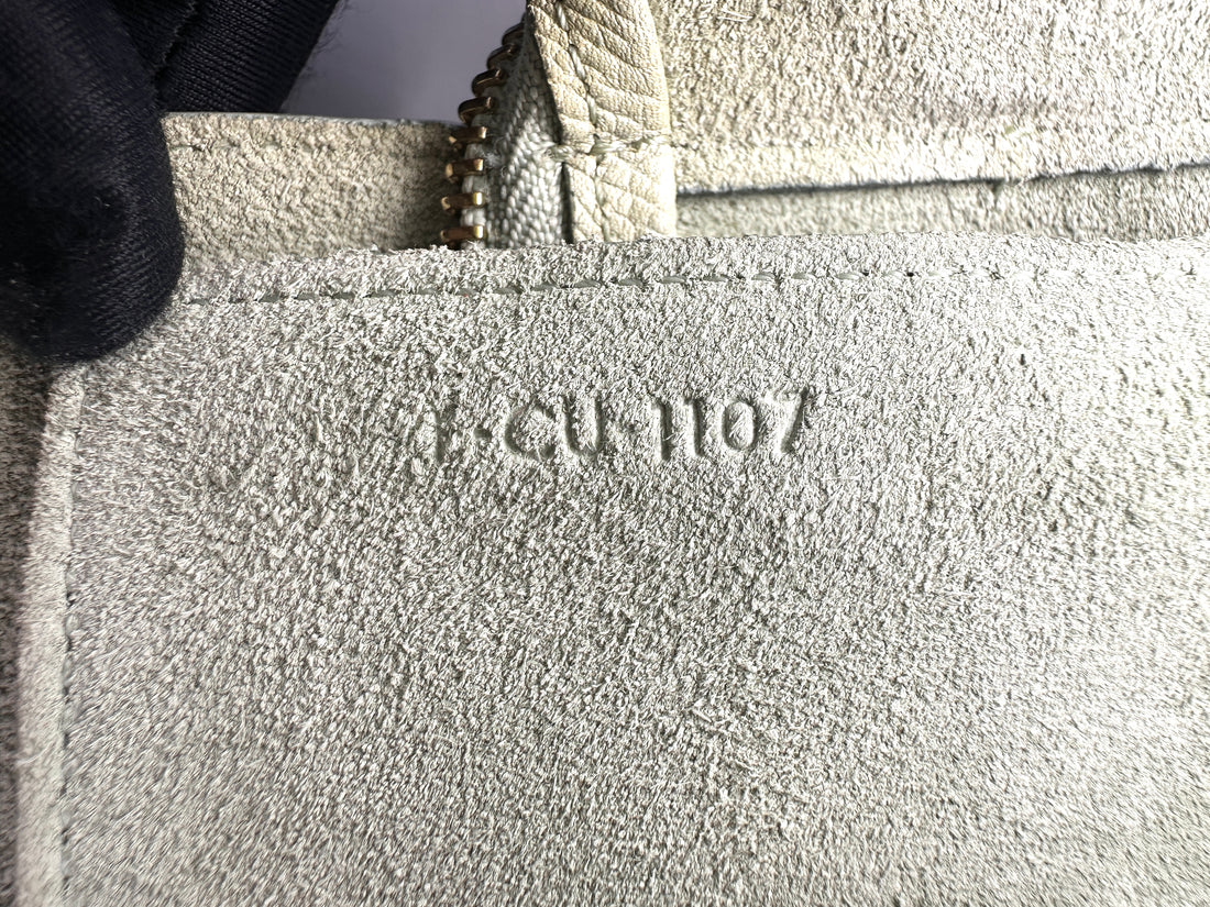 Celine Mint Green Leather Belt Handle Bag CE192