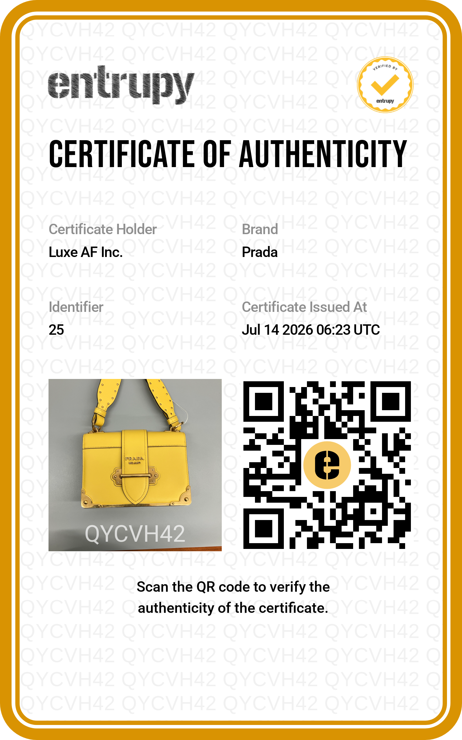 Prada Cahier Yellow Leather Shoulder Bag IRIS271